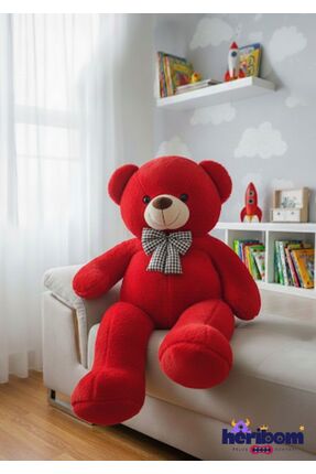 Heribom 90 Cm Peluş Ayı Büyük Boy - Sevgili Hediye- Doğum Günü Hediyesi