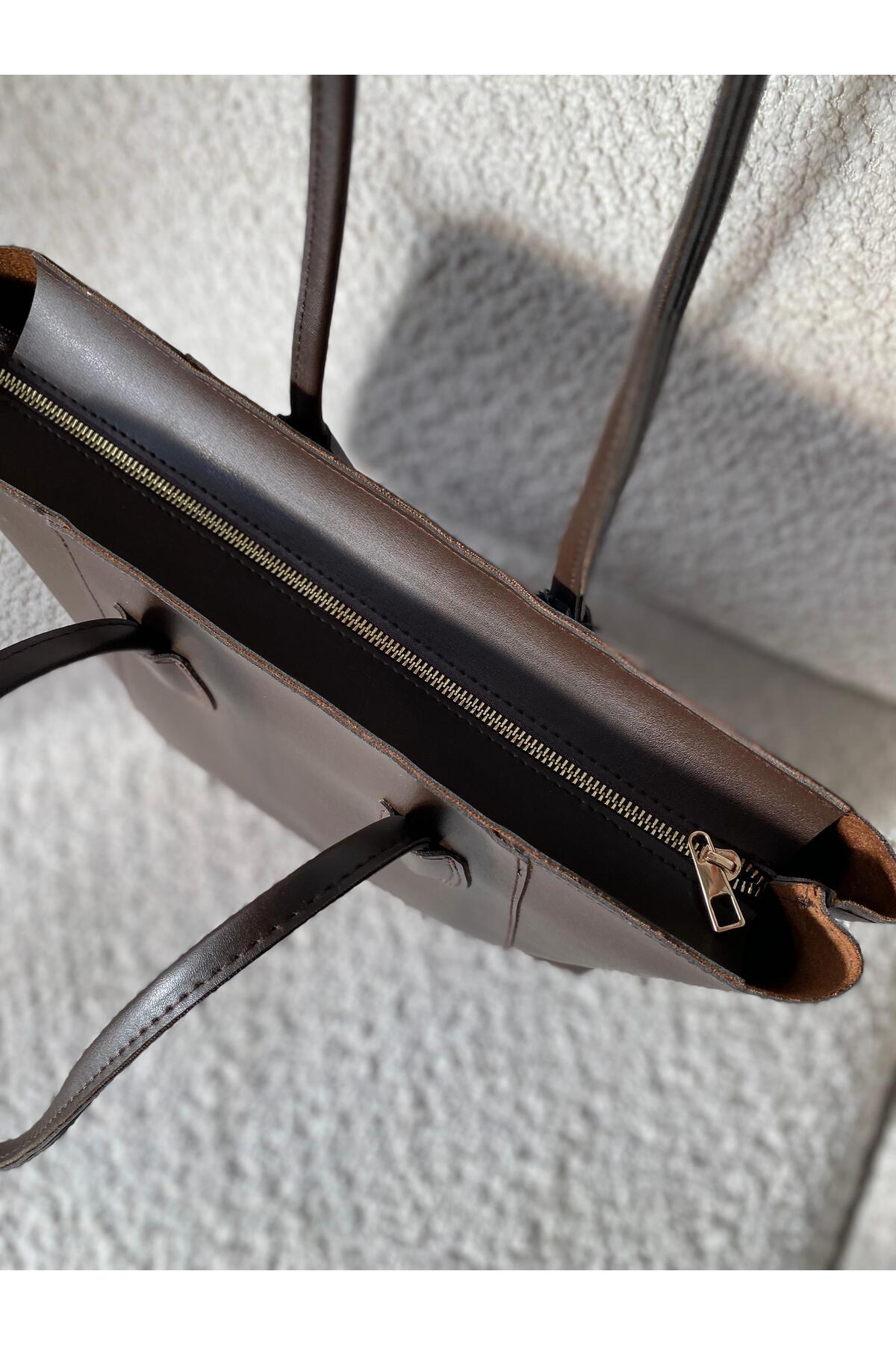 ÇANTA Cat Bag Acı Kahve Büyük görsel 4