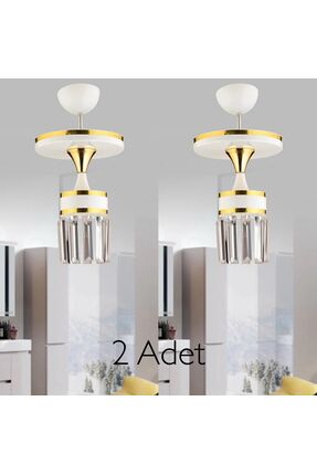 GYK LİGHT ASLI TEKLİ TAŞLI 2 ADET AYDINLATMA AVİZE