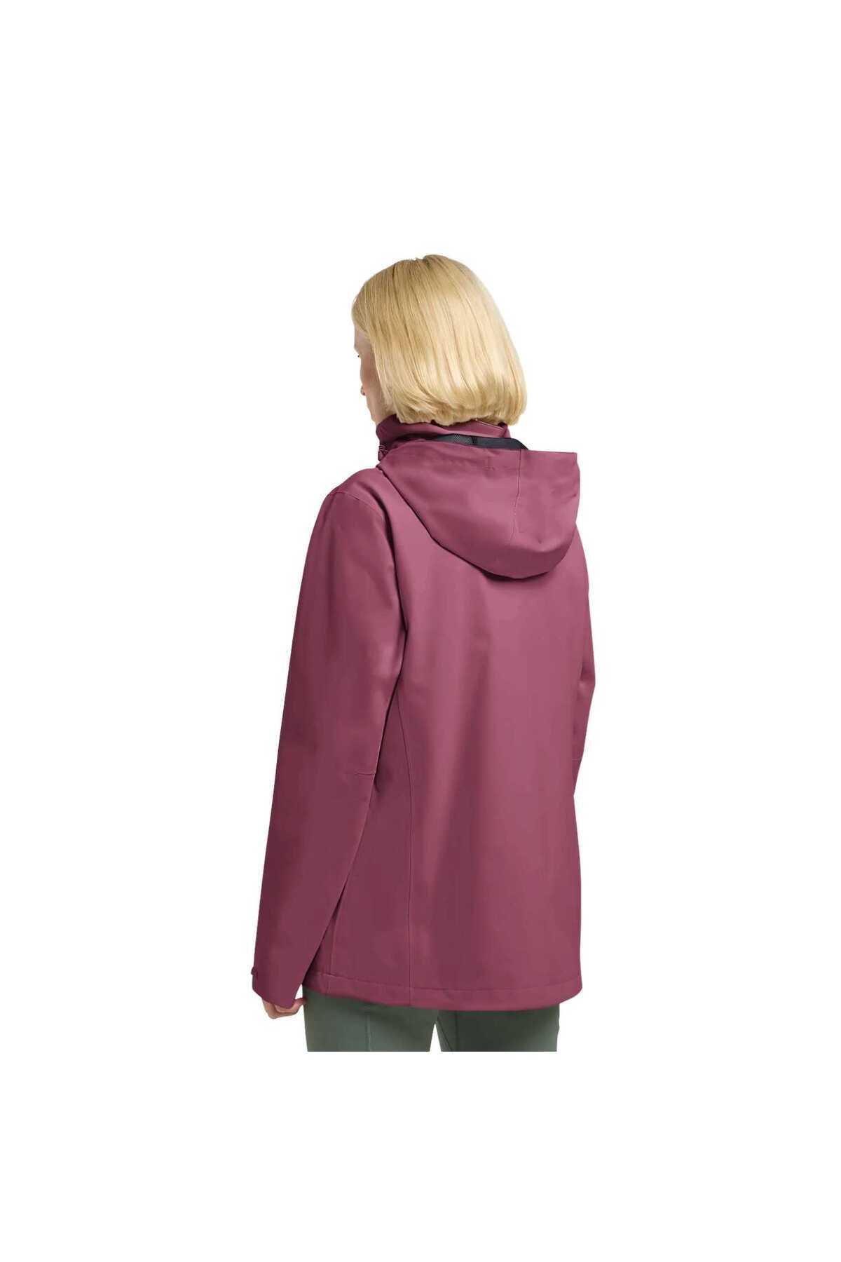 Jack Wolfskin Trailtime 2L Kadın Pembe Outdoor Ceketi KADIN OUTDOOR CEKETİ A63902 görsel 7