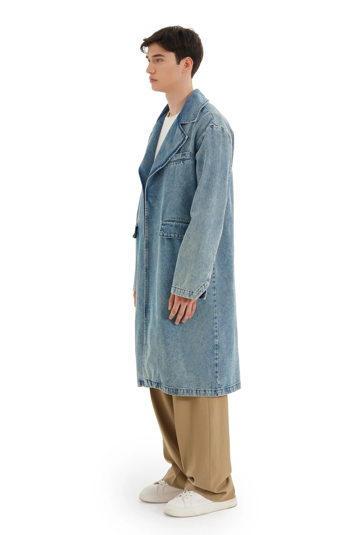 MORREZ Denim Trençkot görsel 2