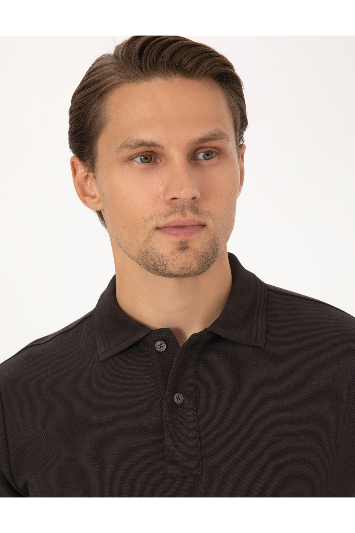 Pierre Cardin Koyu Kahverengi Slim Fit Sweatshirt 50311678-VR084 görsel 2