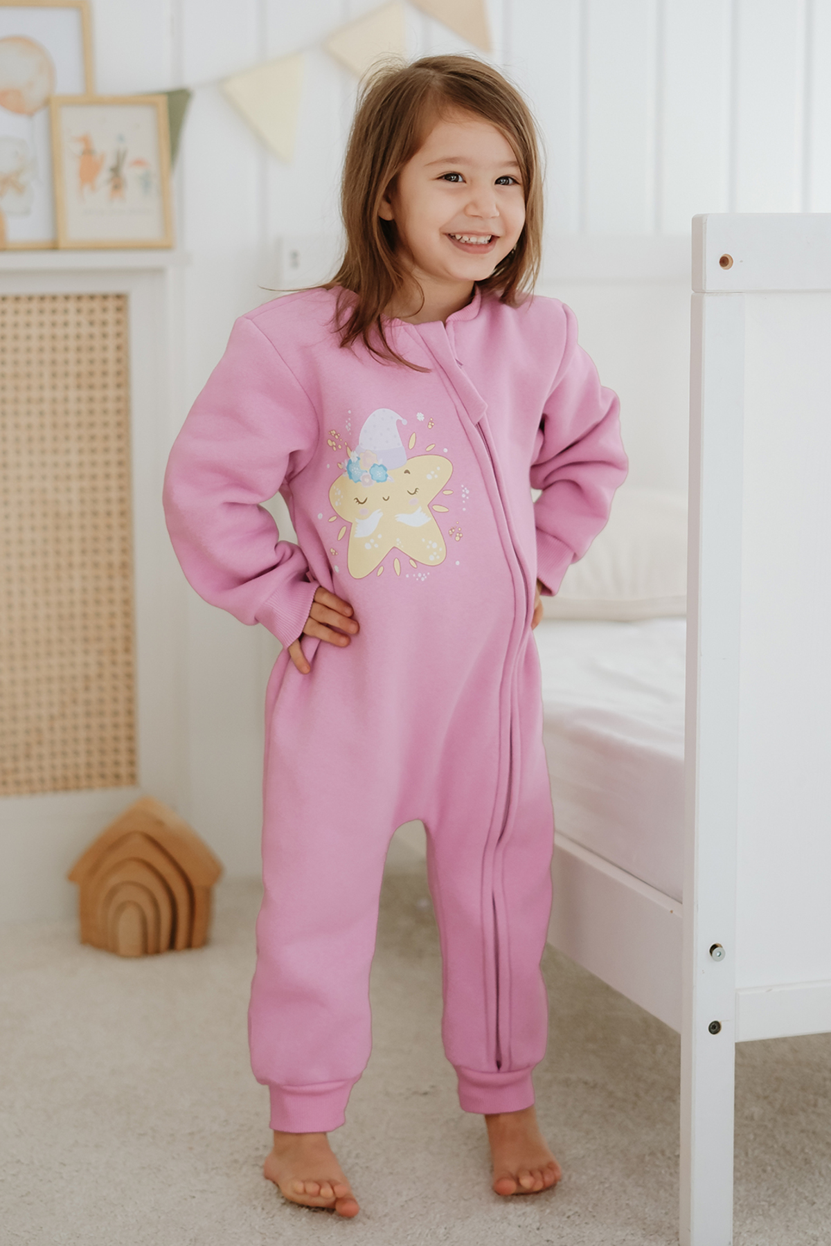 Lilabio Kız Erkek Çocuk 1.5-2 Tog Desenli Uyku Tulumu fotoğrafı 3 (önizleme)