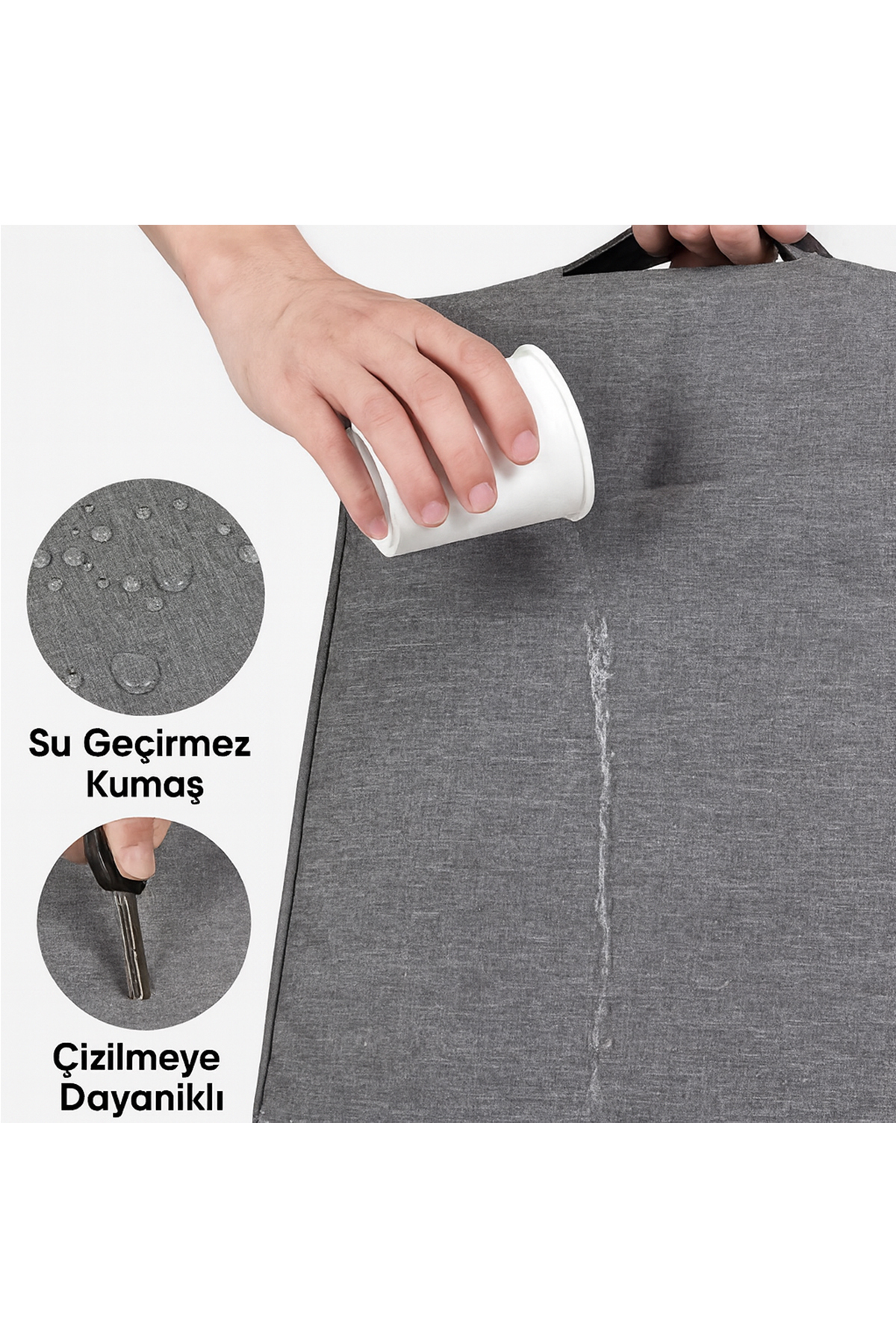 DysCase  Macbook Air Pro M2, M1, Ipad, Natebook, Tablet Kılıfı, 14'' Uyumlu Taşıma Çantası - Görsel 4