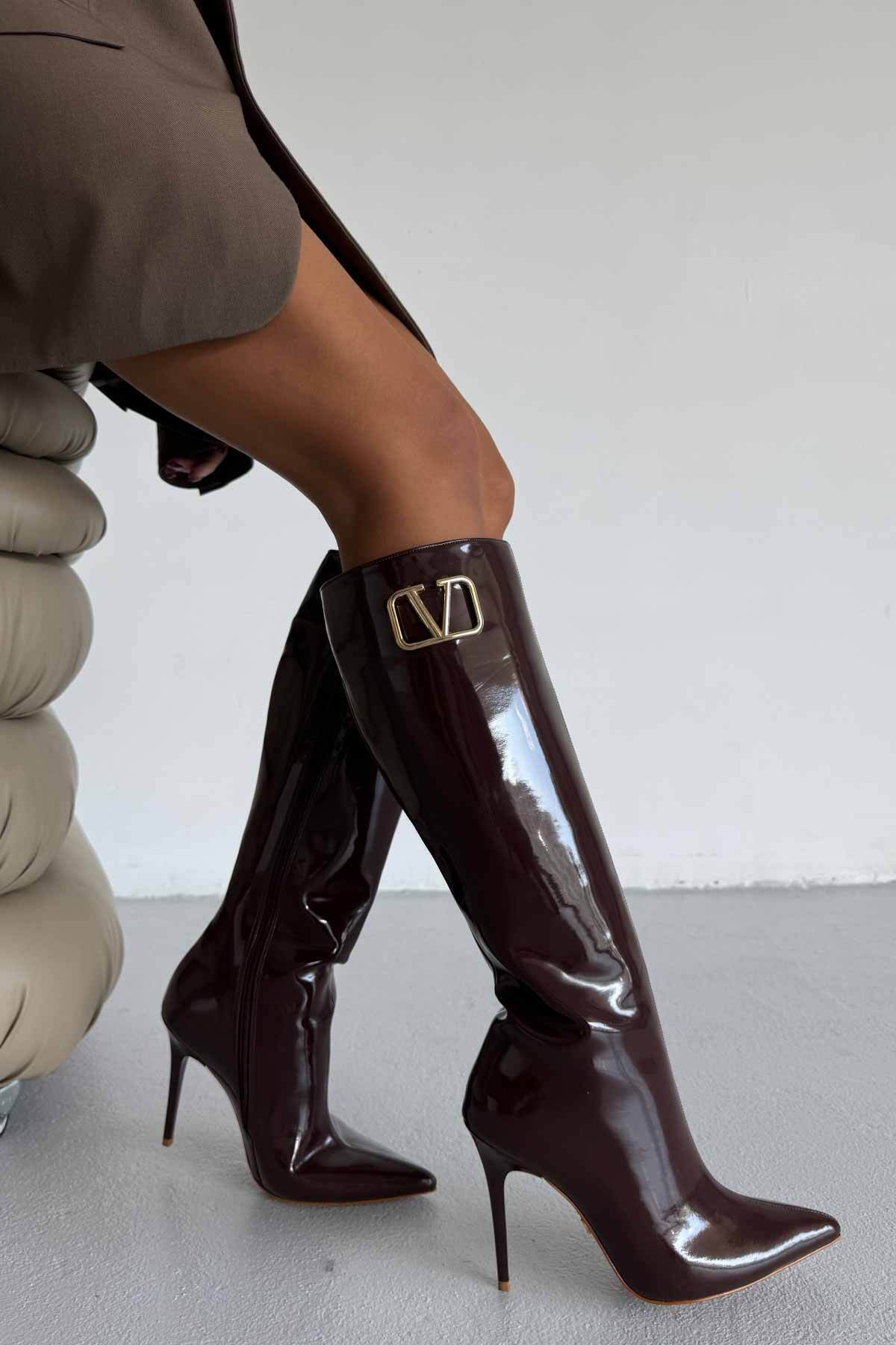 AYAKKABI PRENSİ  Verla V Detaylı ACI KAHVE RUGAN - Görsel 2