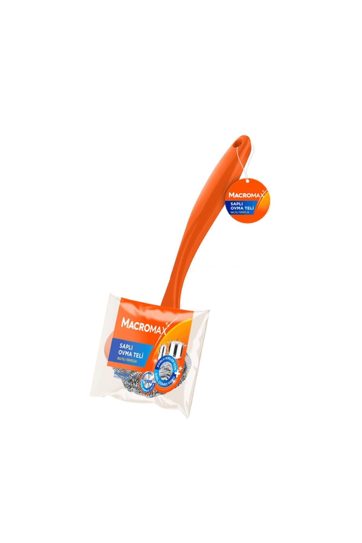 MACROMAX - BULAŞIK OVMA TELİ SAPLI