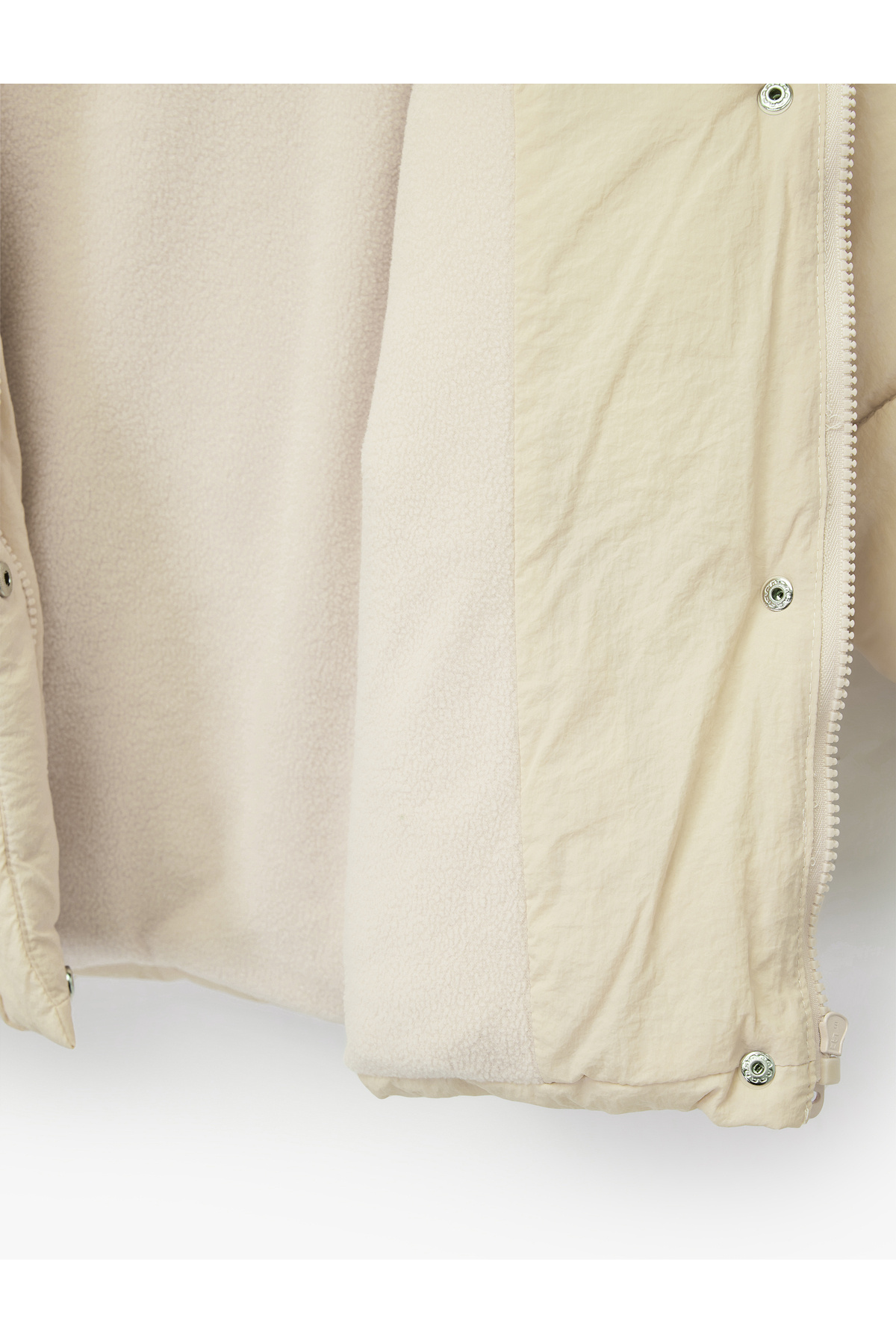 Koton Kapşonlu Cepli Uzun Kollu Fermuarlı Şişme Mont fotoğrafı 5 (önizleme)