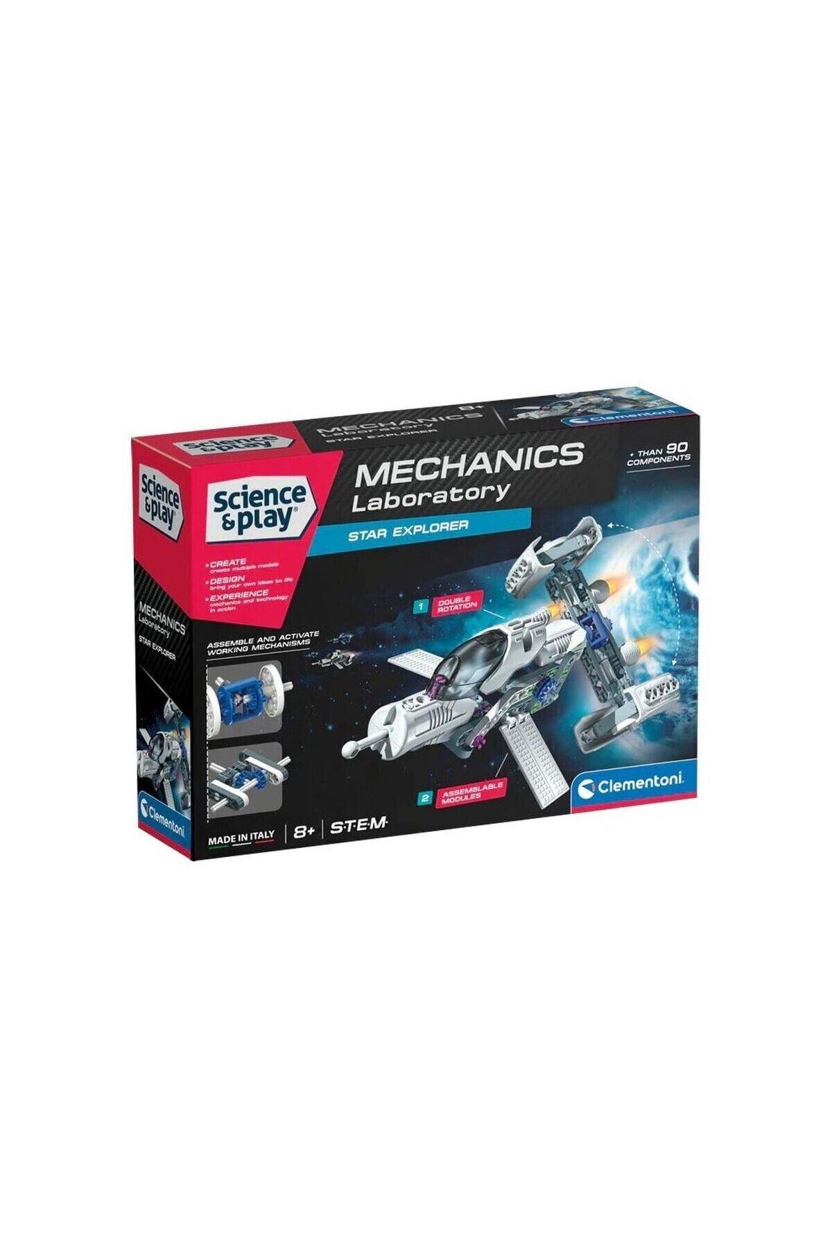 Clementoni 75135TR Mekanik Laboratuvarı - Uzay Aracı - Space