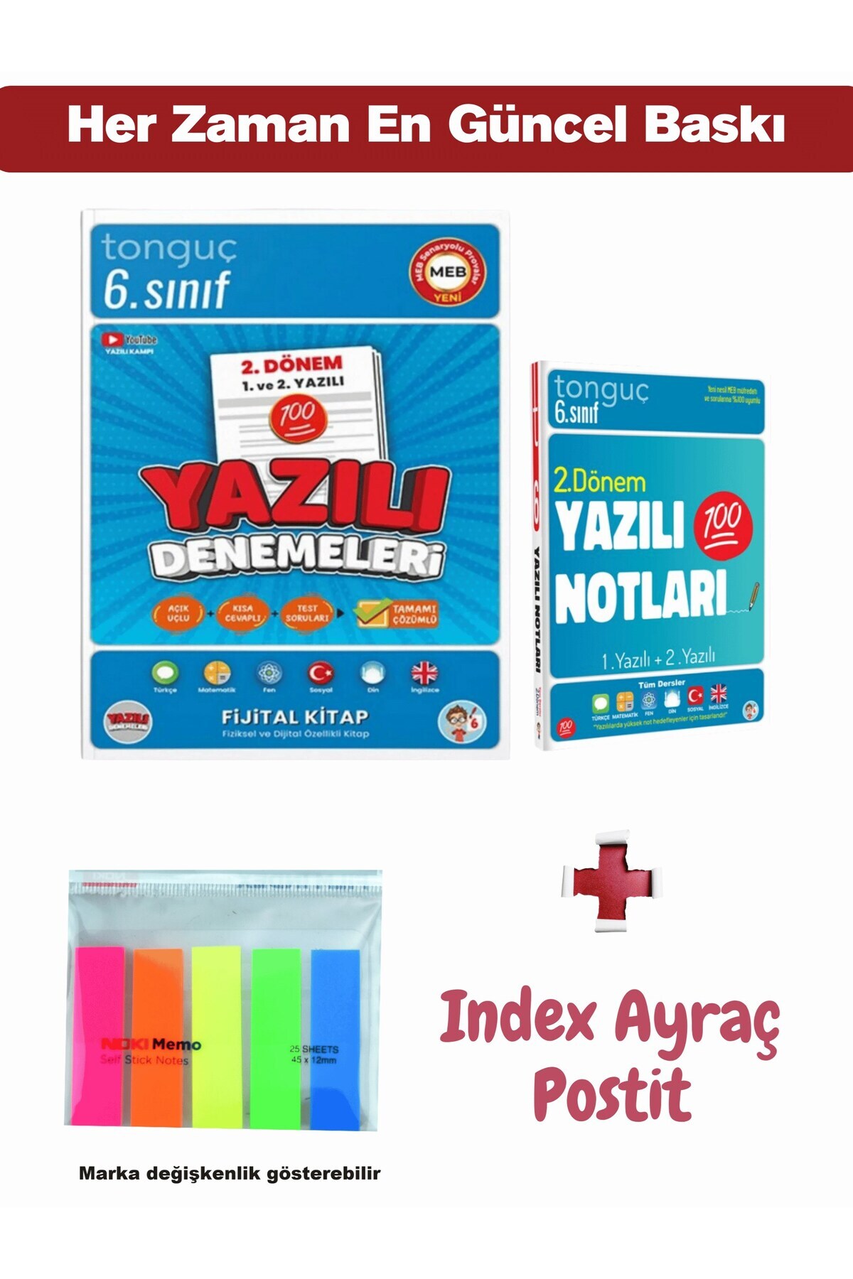 Tonguç Yayınları 6. Sınıf Yazılı Notları ve Denemeleri 2. DÖNEM +