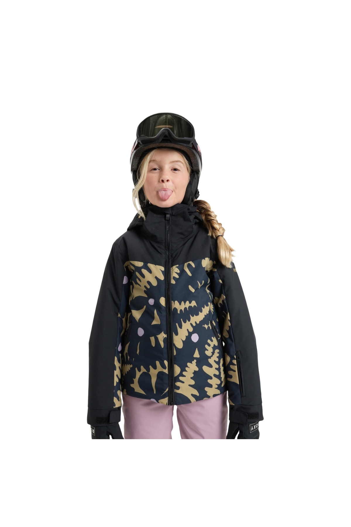 Roxy Free Jet Block Girl Jk Kız Çocuk Snowboard Ceketi Kız Çocuk