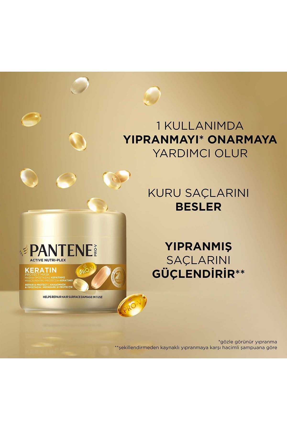 Onarıcı & Koruyucu, Yıpranmış Saçlar İçin Keratin Koruyucu Saç Bakım Maskesi 200ml x 2 Adet — 8681002999930 — تصویر 3 از 7