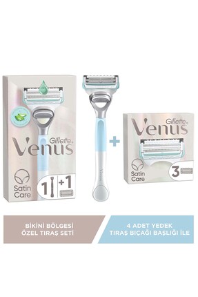 Gillette Bikini Bölgesi Özel 2 Bıçaklı Tıraş Seti 4 Adet Yedek Tıraş Bıçağı B...