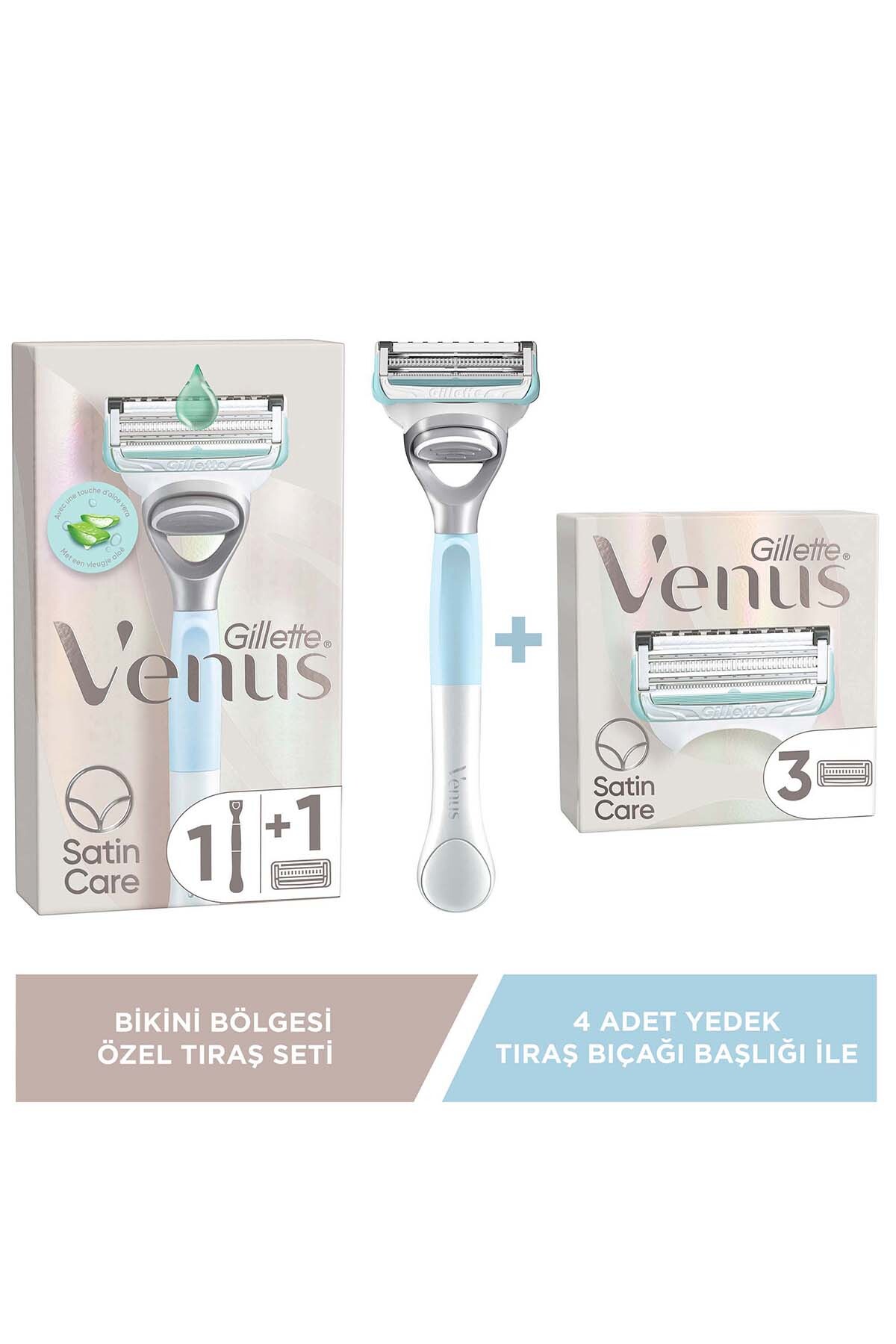 Gillette Bikini Bölgesi Özel 2 Bıçaklı Tıraş Seti 4 Adet Yedek Tıraş Bıçağı Başlığı İle - Fiyatı, Yorumları