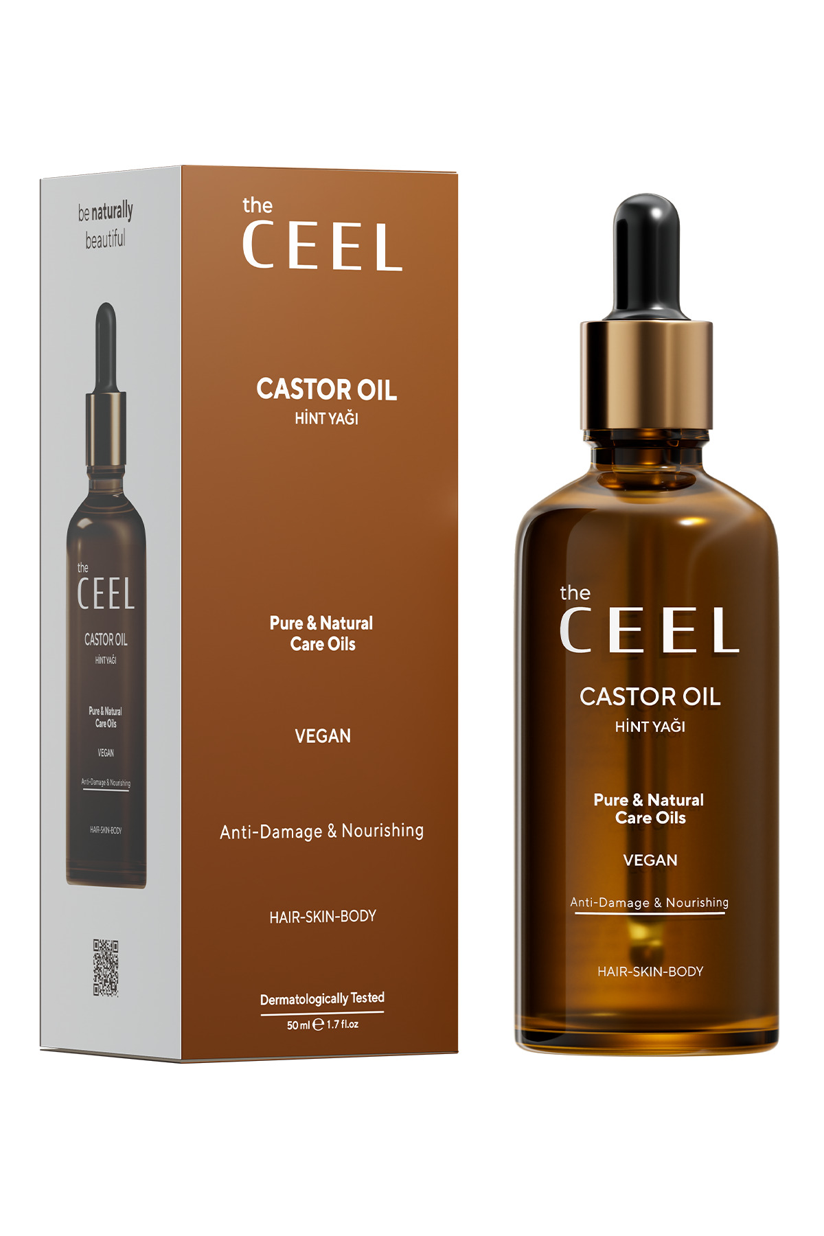 Saf Hint Yağı Castor Oil Soğuk Sıkım 50 ml — TCHY0035 — تصویر 2 از 6