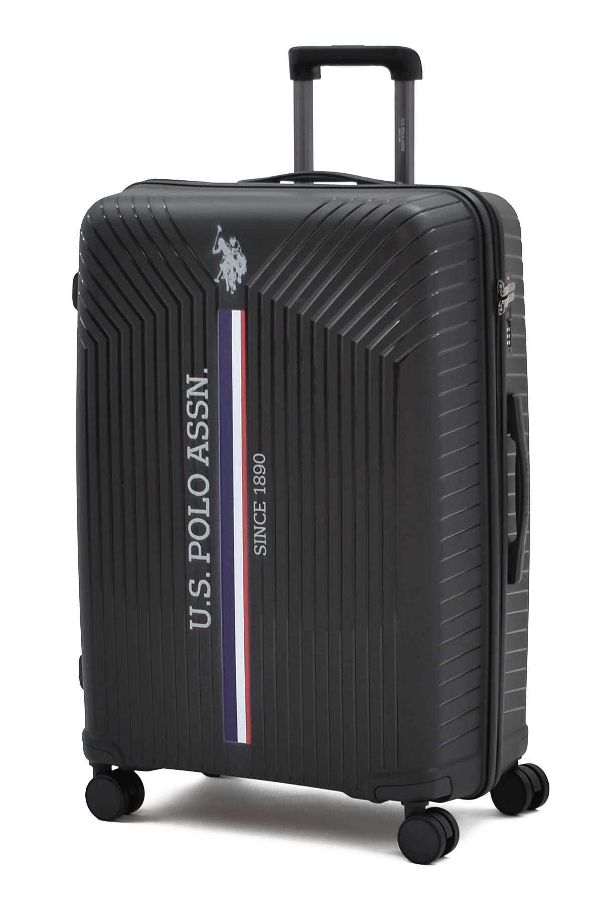 یو اس پولو چمدان بزرگ نشکن U.S. Polo Assn از جنس پلی‌پروپیلن - قفل TSA، مقاوم در برابر ضربه