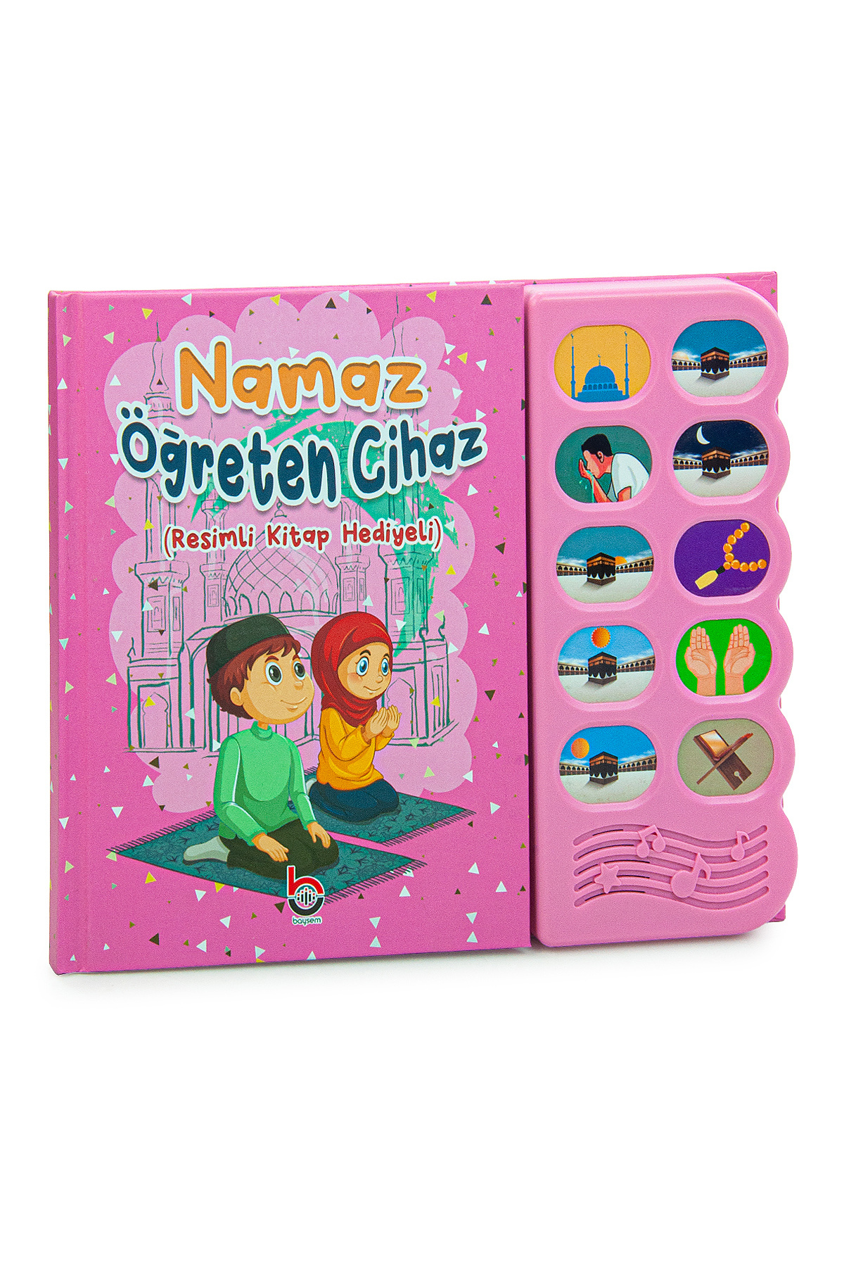 ihvan online Namaz Öğreten Sesli Cihazlı Kitap Tesbihli Kızımın Çocuk Seccadesi Seti fotoğrafı 7 (önizleme)