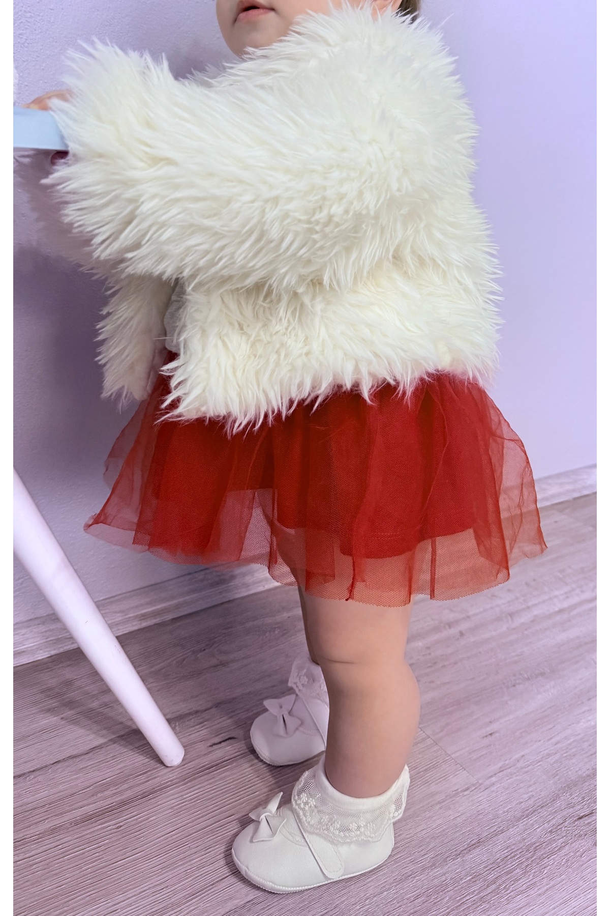 ALLYA MİNİ DRESS Suni Kürk Ceket fotoğrafı 4 (önizleme)