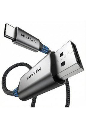 Mikrava USB C to Displayport Kablo 8K@60Hz, 4K@240Hz HDR10 DP 1.4 [Thunderbol...