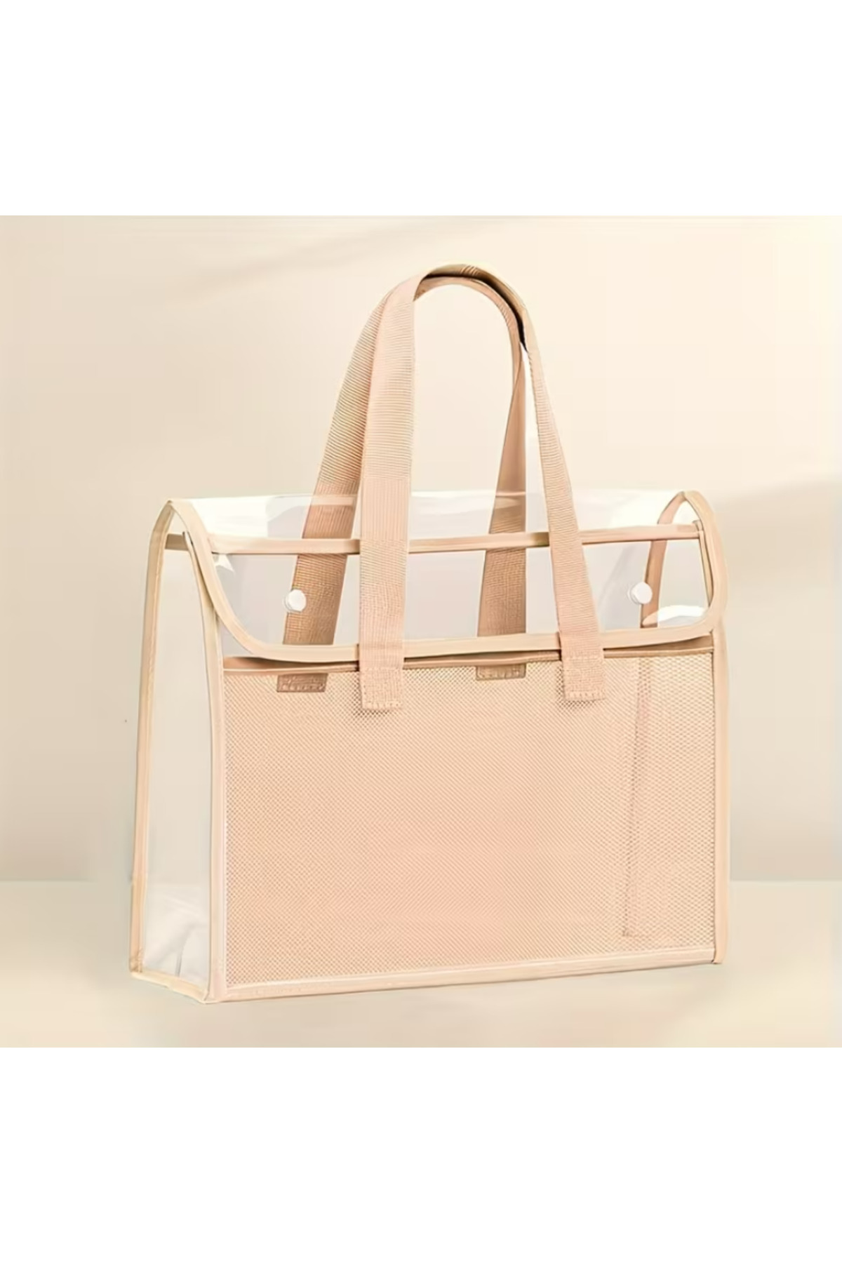 BABUN  Büyük Geniş Kapasiteli İsimlikli Kitap Dosya Ofis Okul Kurs Malzemeleri Taşıma Çantası Filesi