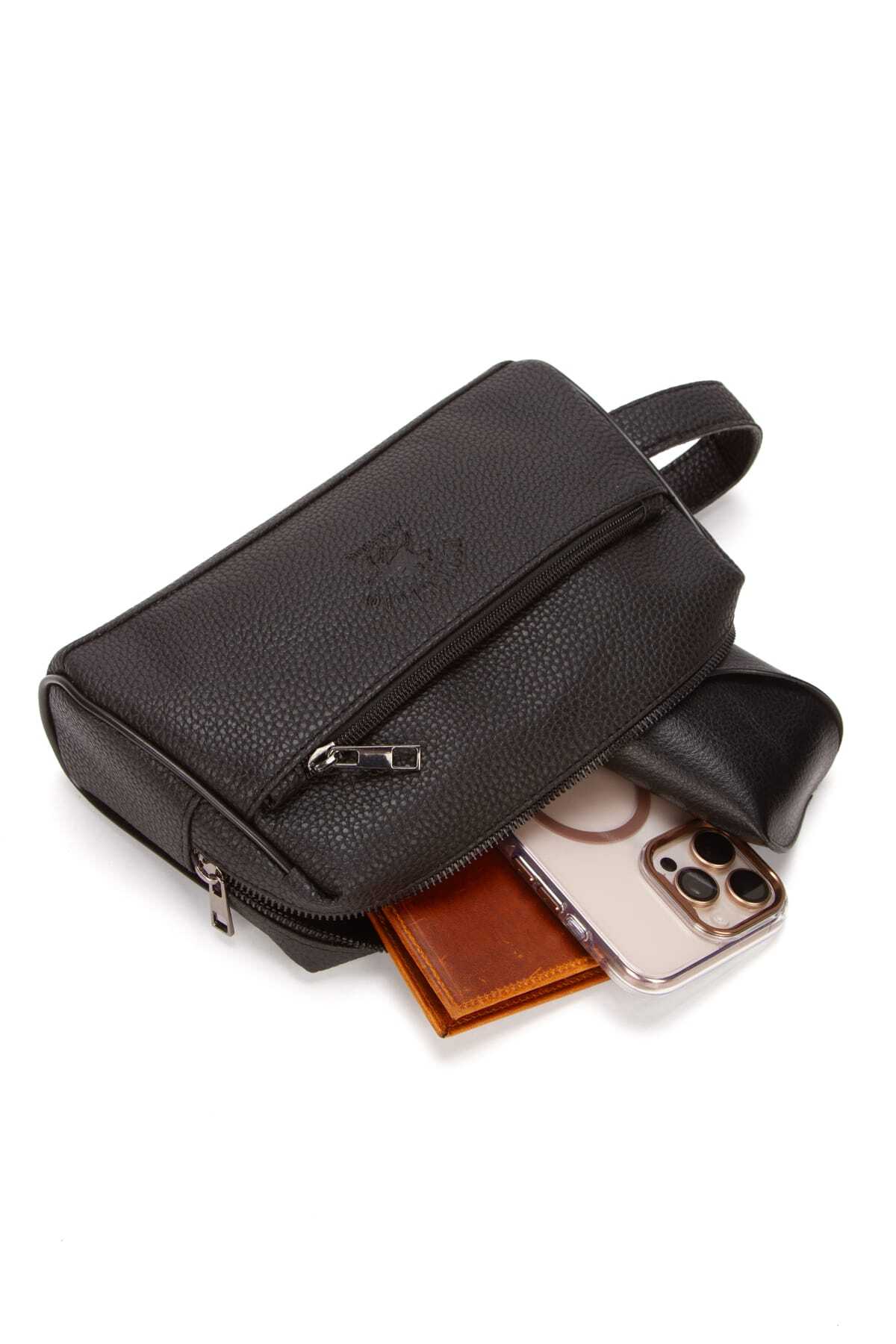 CERFF LEATHER CLUP traşlık ve kozmetik el çantası görsel 2