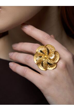 EKİNCİ KUYUMCULUK “Altın Çiçek” Yüzük – Zarafetin El İşçiliği Hali