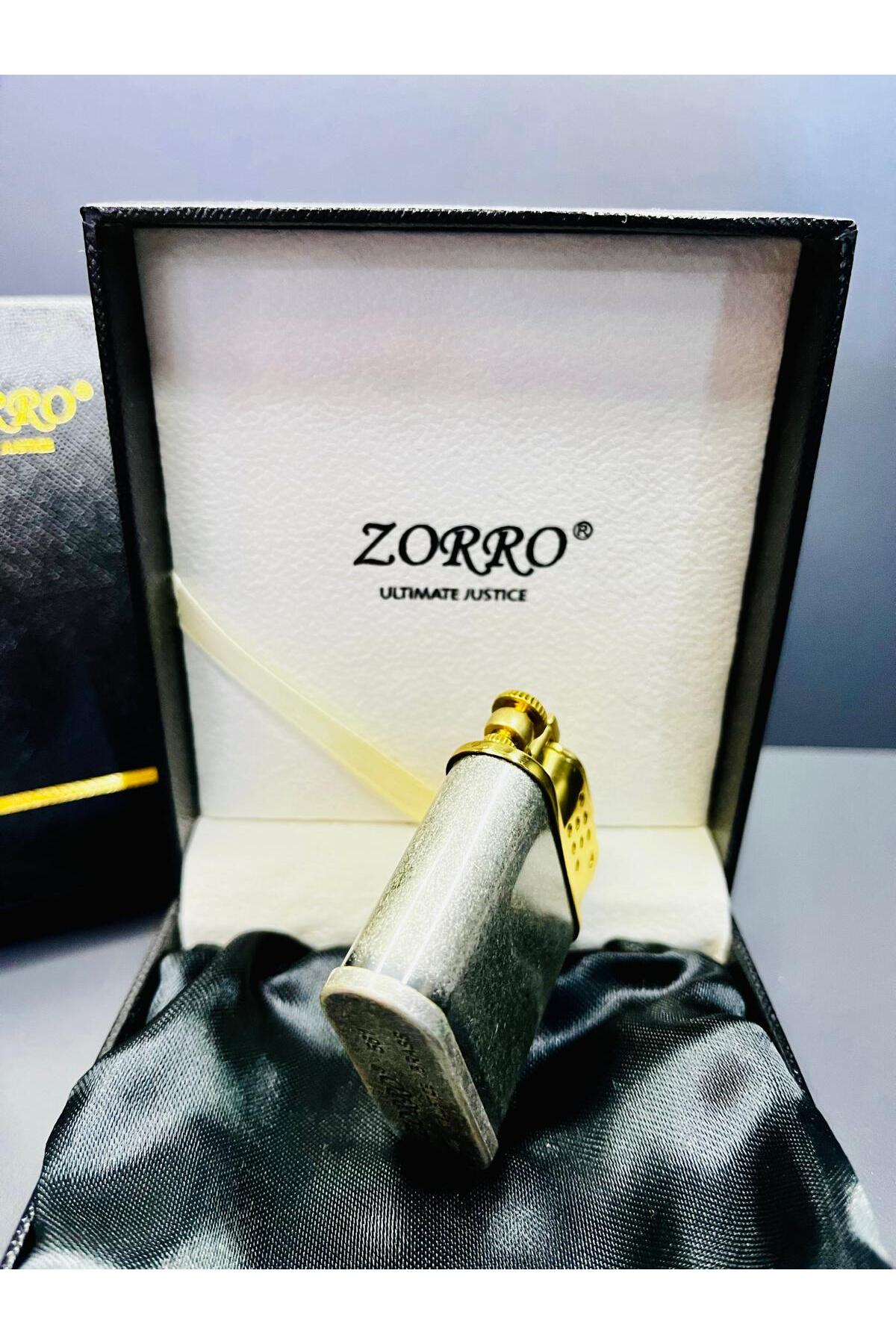 Zorro İbelo Model Kilitli Mekanizma Benzinli Premium Çakmak
