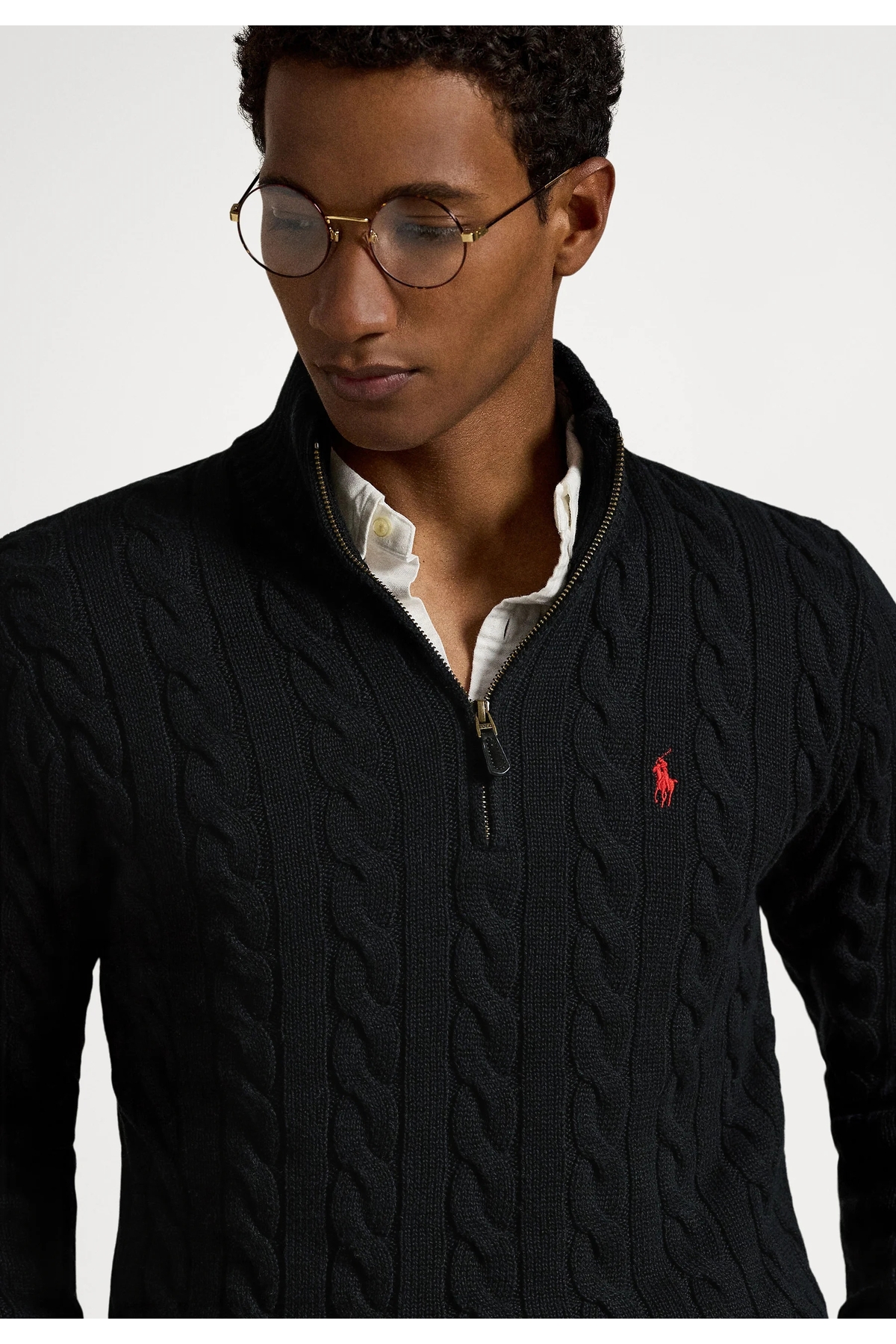Ralph Lauren _PoloRlaphLauren Knitted Sweater Men's Half-Zip- Trendyol