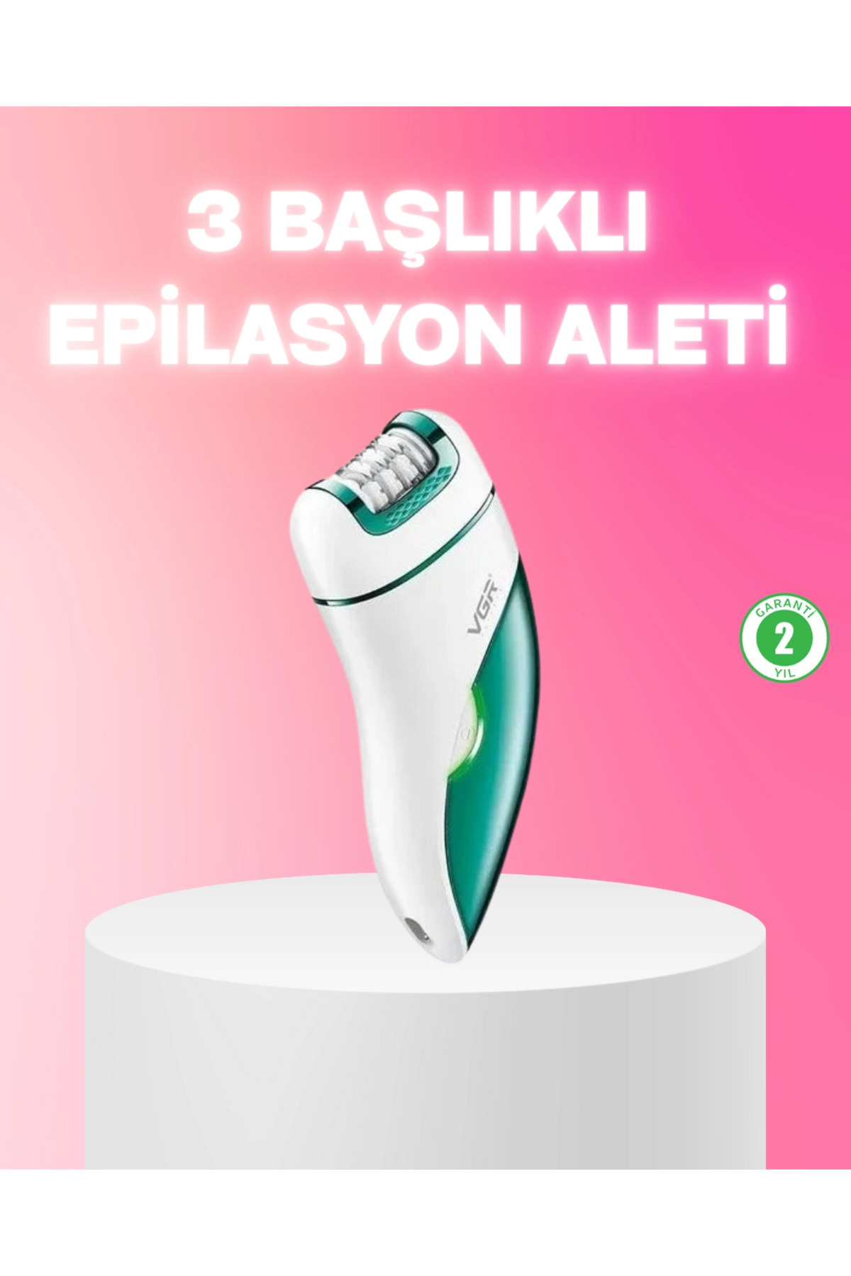 Mey İthalat® 3 in 1 Epilatör Metal Başlıklı IPX5 Su Geçirmez 90 Dakika Şarjlı Epilasyon Cihazı — EYMI-MEYTDUCZZZV371EPLASYON