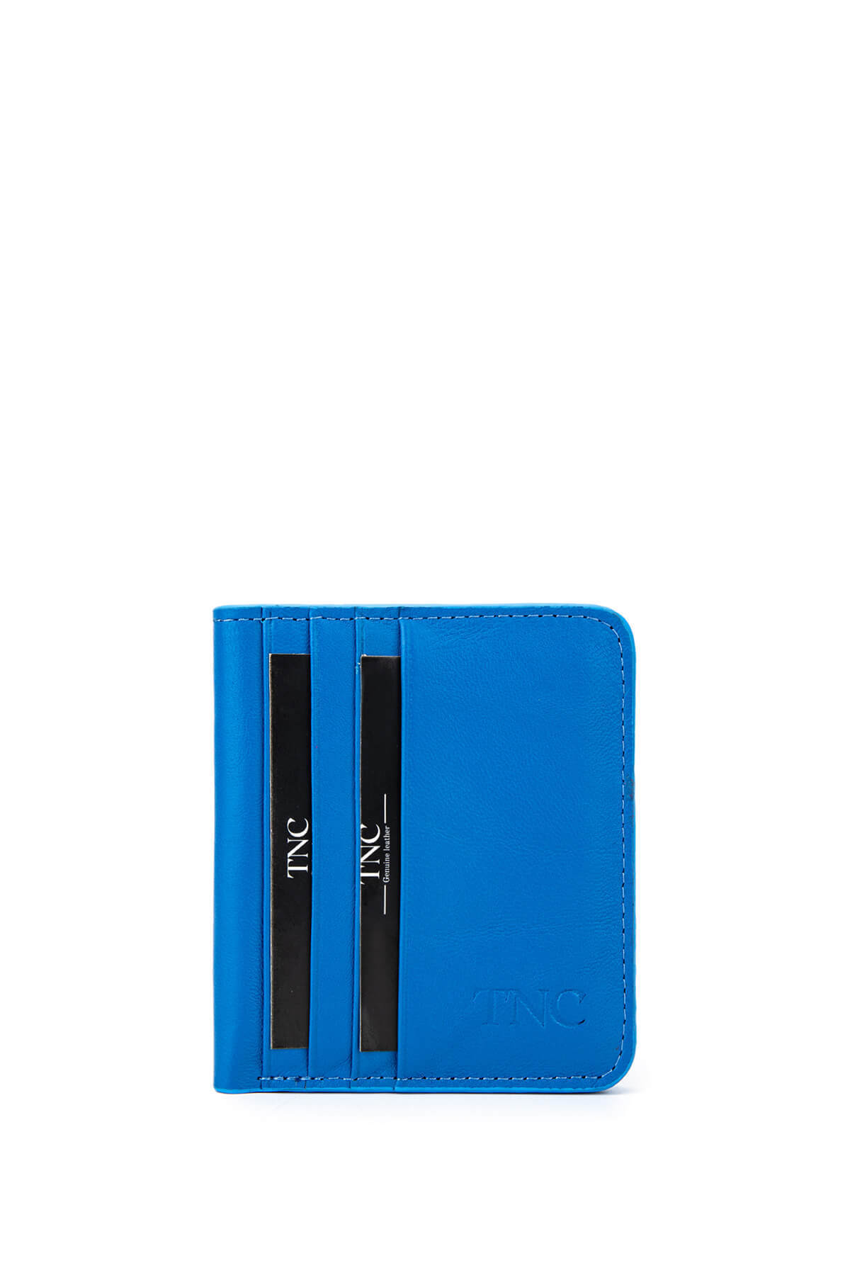 دارنده کارت آبی چرم اصل یونیسکس Tamer Tanca