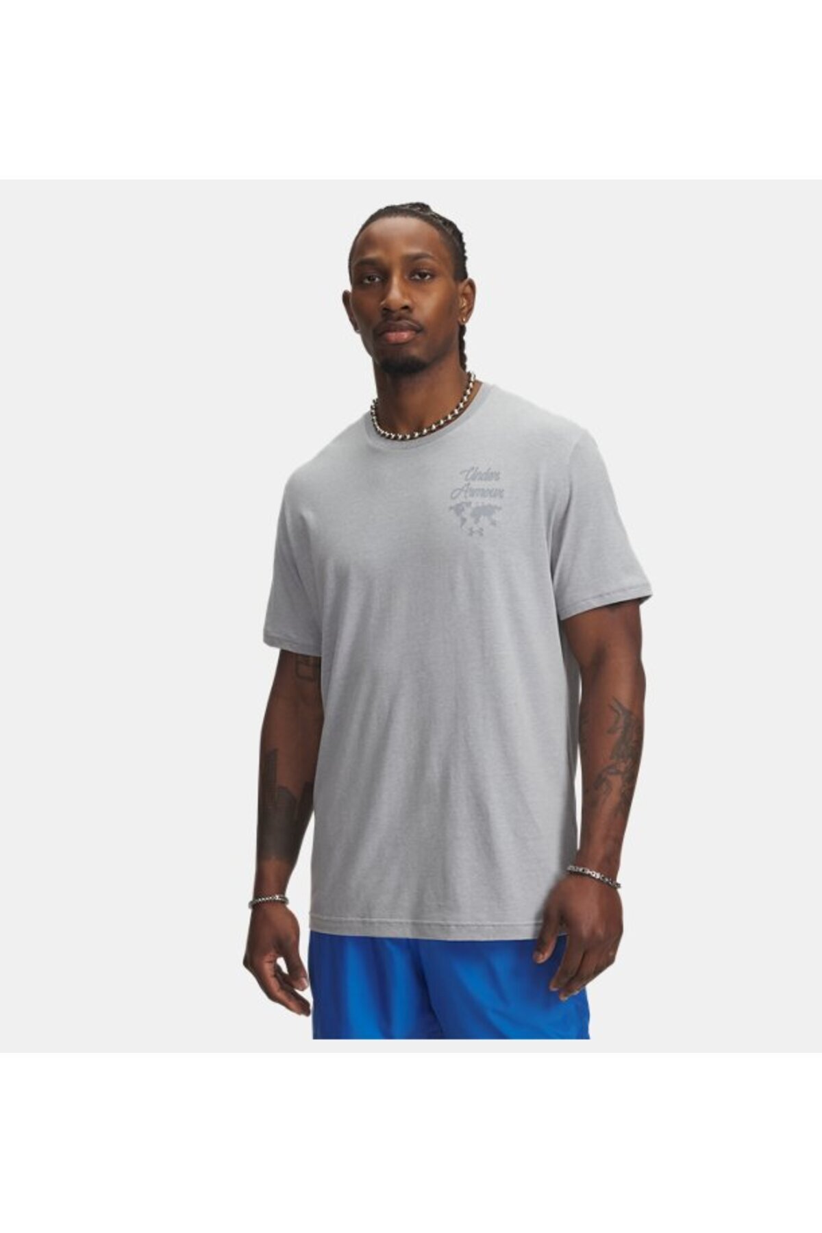 آندر آرمور تی‌شرت آستین کوتاه ورزشی مردانه UA 60/40S کد ۶۰۰۴۱۴۳-۰۱۱