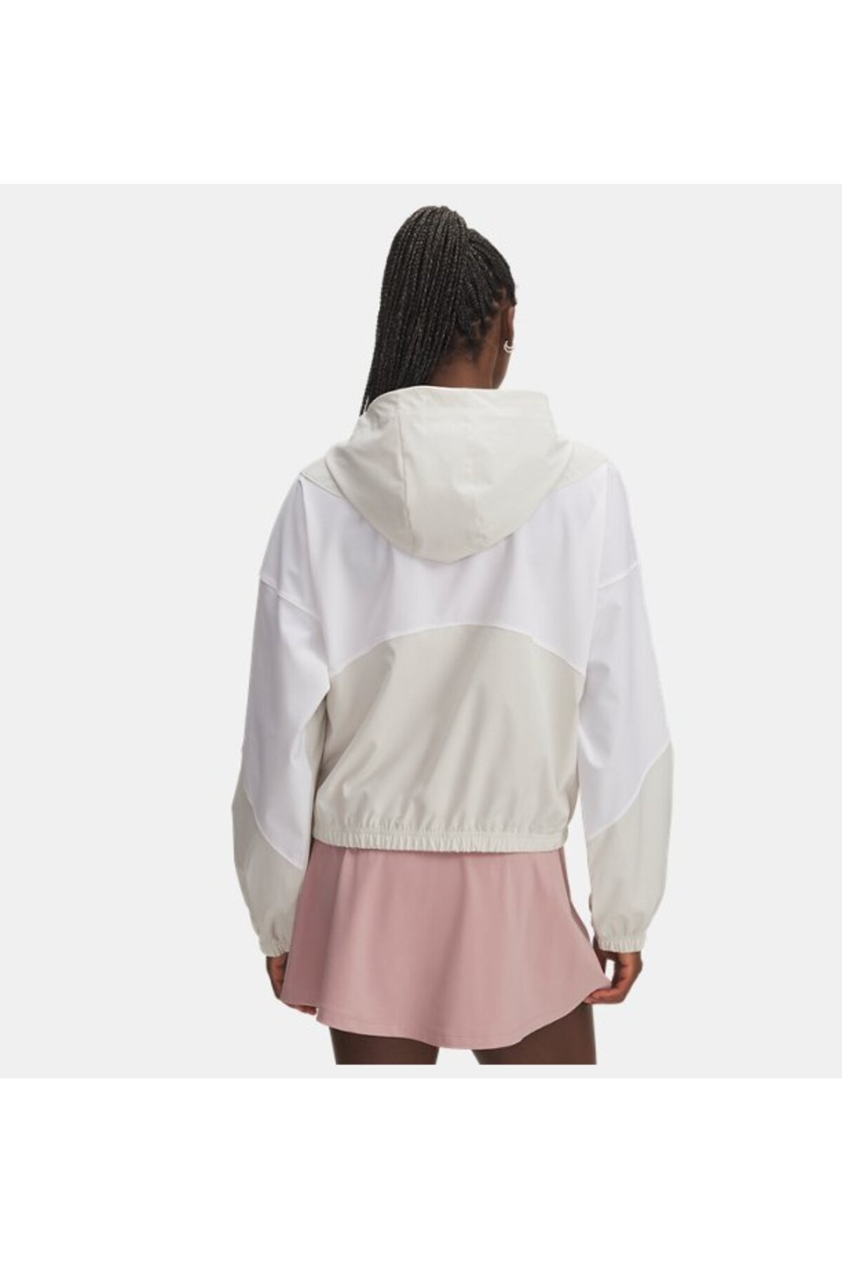 Under Armour Kadın UA Rival Woven Kapüşonlu Ceket 6004849-110 görsel 2