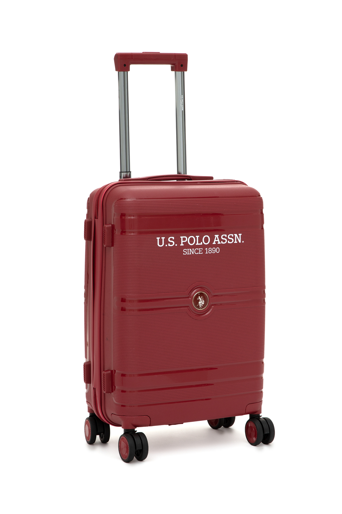 یو اس پولو چمدان مردانه زرشکی رنگ 50319500-VR014