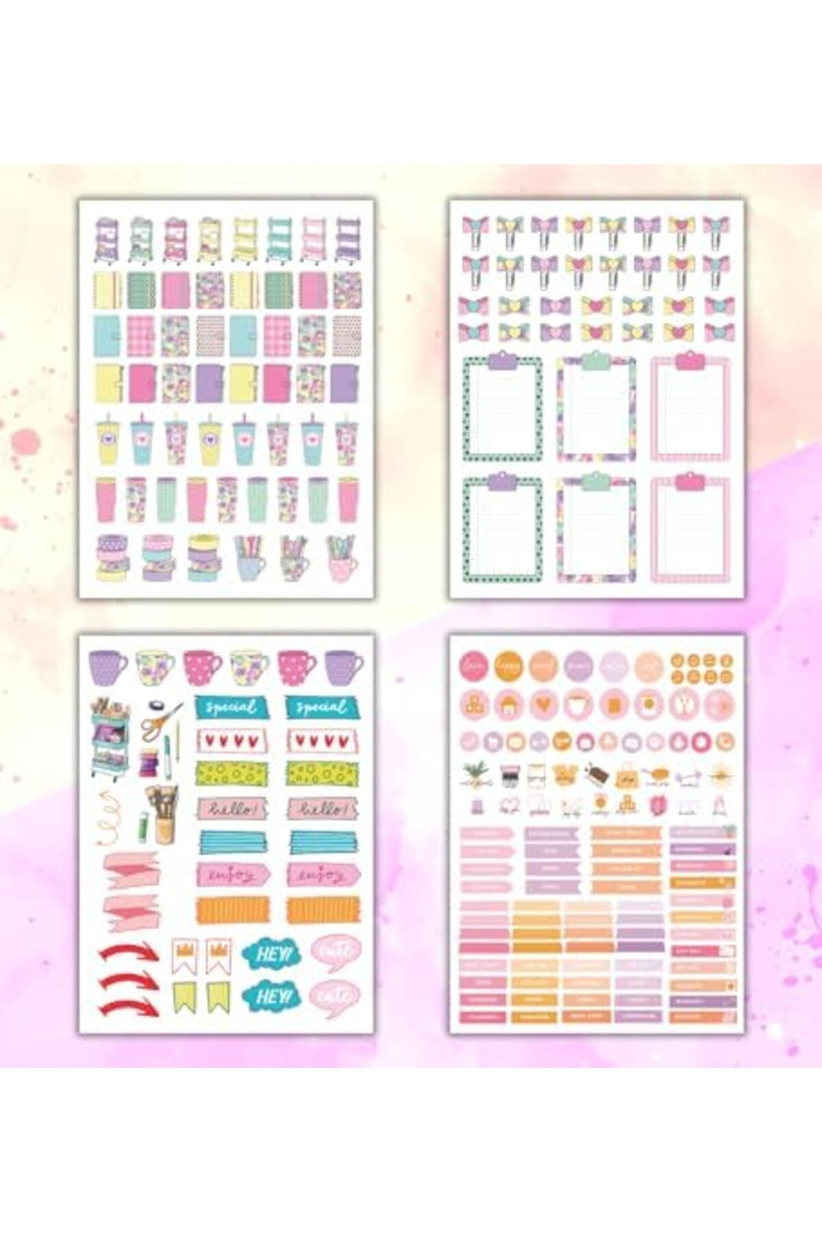 Yıldızan Tree_ Power My DIY Book 24 * 17 cm 16 Sayfa Özel Tasarım Rengarenk Kitabı _yole 1162043