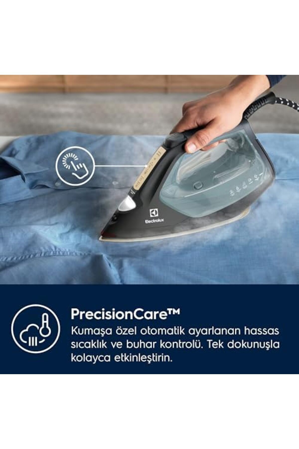 Yıldızan lvn E8SI2-8OG Renew 800 Buharlı Ütü | PrecisionCare, 2800W, Çizilmez Ski 500 Taban, 370ml Hazne 121