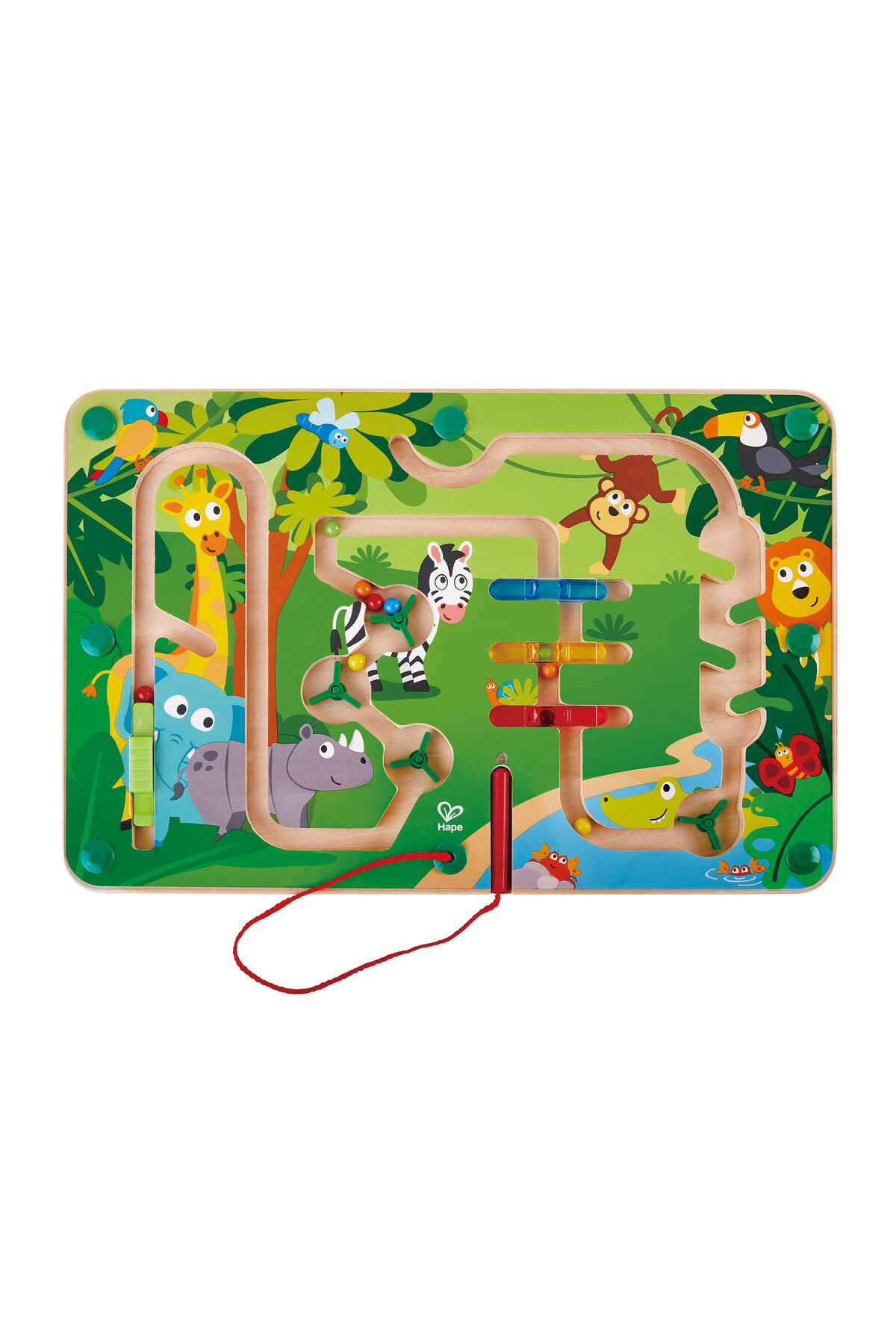 ماتریس آموزشی چوبی و مغناطیسی: هزارتوی جنگل