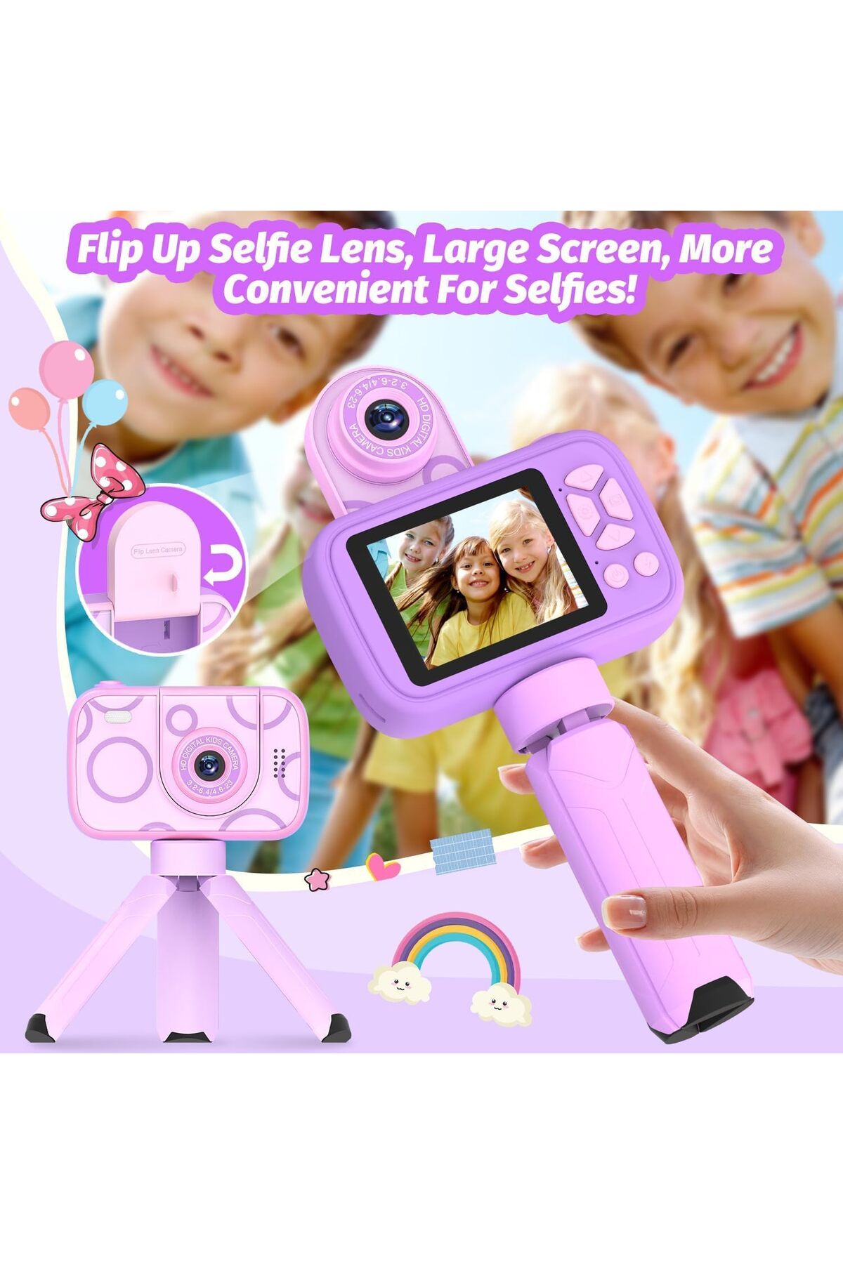 دوربین بچگانه H19، دوربین بچگانه با لنز بازشو (بنفش)