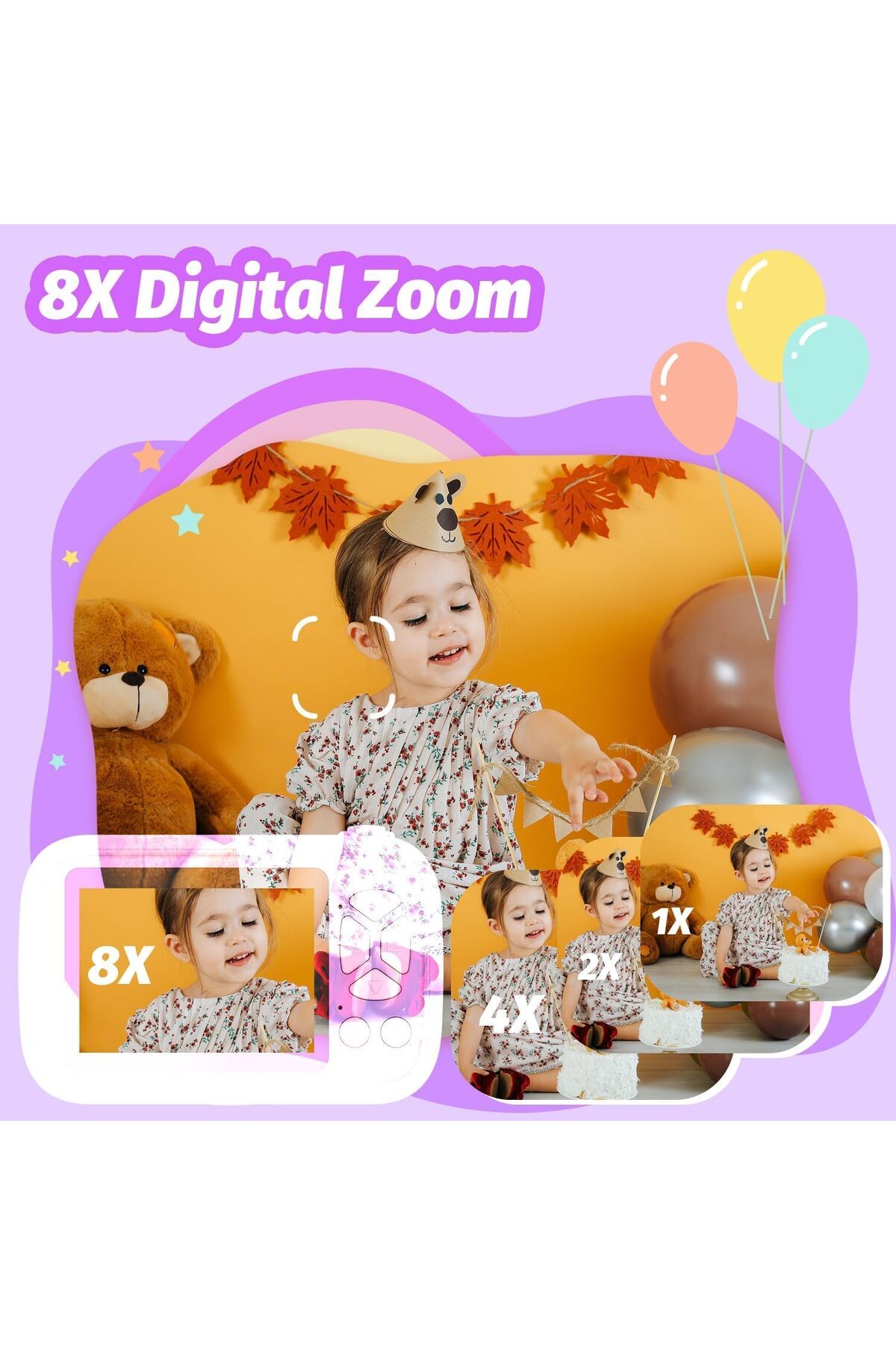 دوربین بچگانه H19، دوربین بچگانه با لنز بازشو (بنفش)