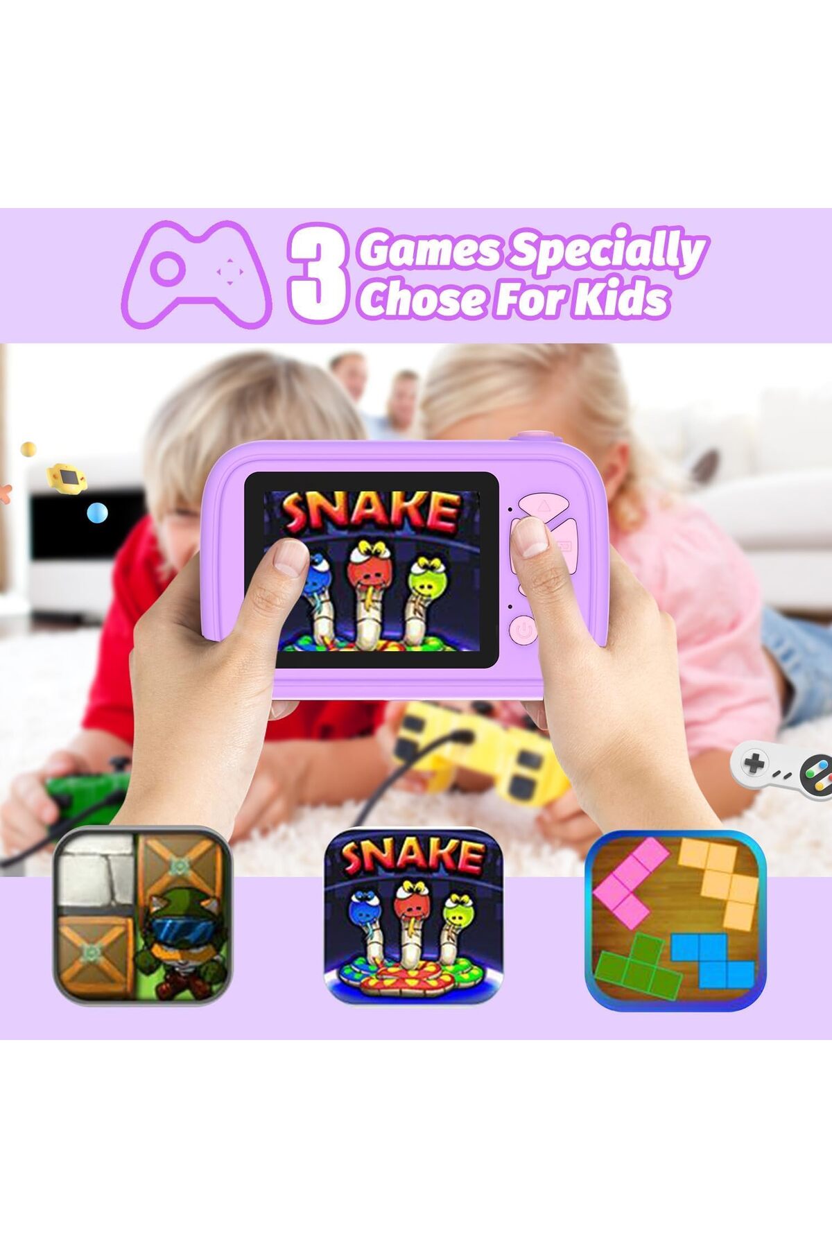 دوربین بچگانه H19، دوربین بچگانه با لنز بازشو (بنفش)