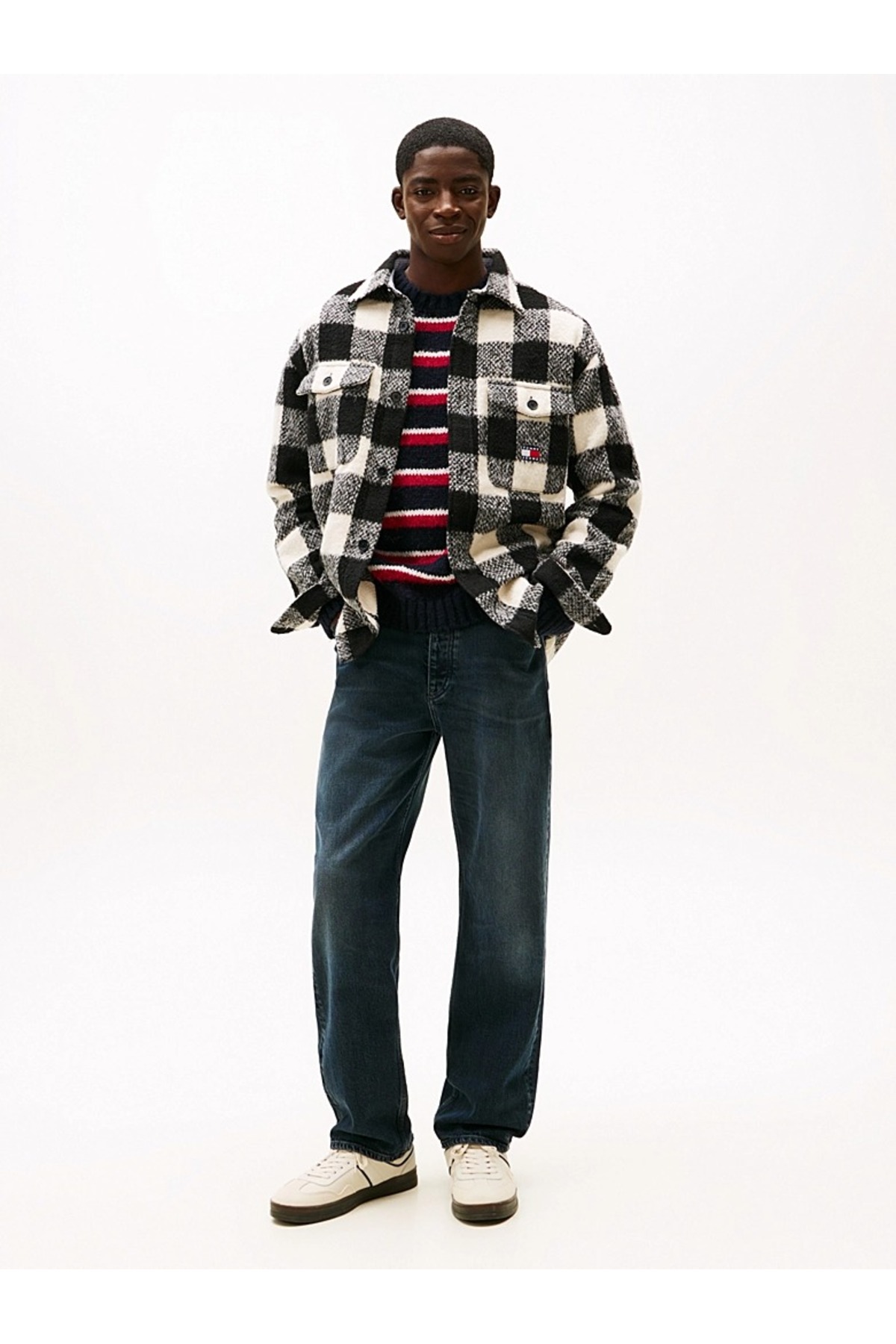 تامی هیلفیگر شلوار جین آبی مردانه SONNY RGLR TPRD CBF DI6166 - DM0DM22240