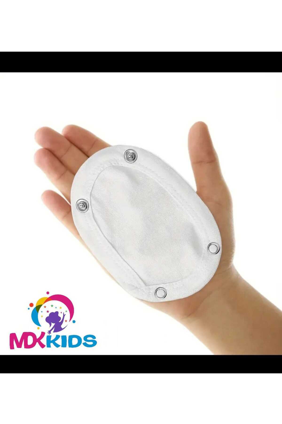 MDK KİDS Mdk shoping %100 pamuk bebek atlet zıbın 2li uzatma aparatı(9,5mm & 8,5mm) fotoğrafı 2 (önizleme)