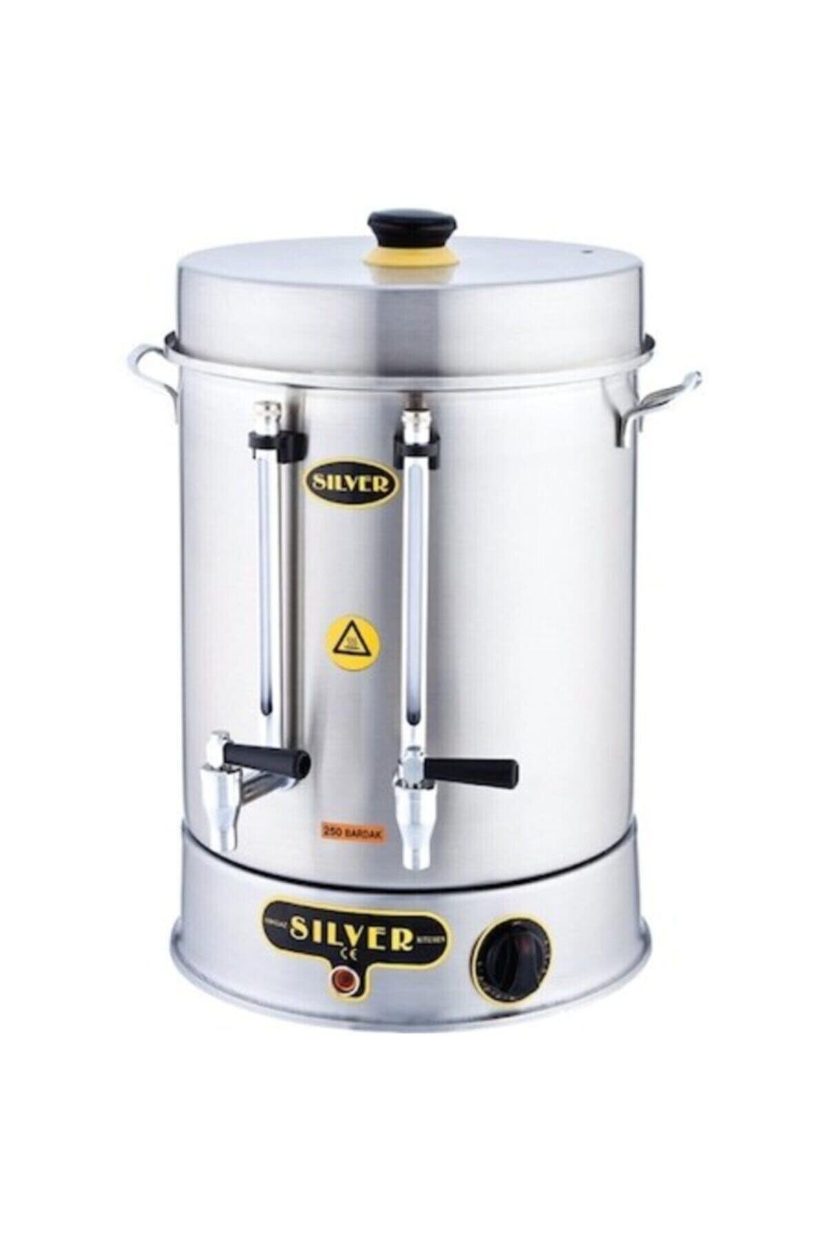 Işıkgaz Çevirmeli Metal Musluklu Çay Makinesi, 50 Lt. 500 Bardak