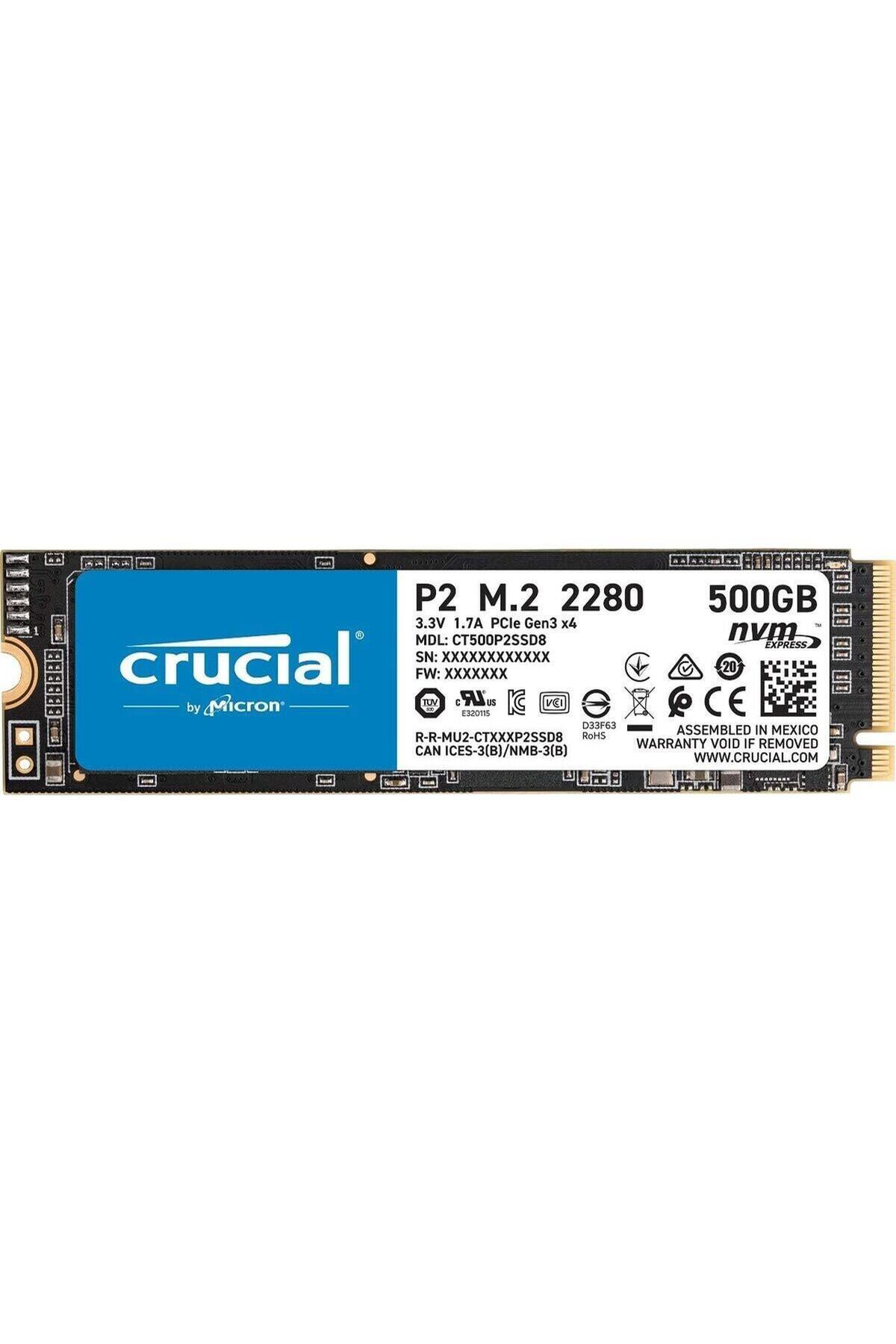 Crucial P2 500gb Ssd M.2 Nvme Pcıe Ct500p2ssd8 - Fiyatı, Yorumları