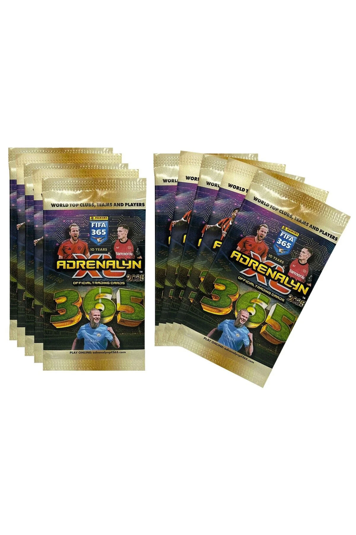 PANİNİ FIFA 365 Adrenalyn 2025 Trading Card 10 PACKS