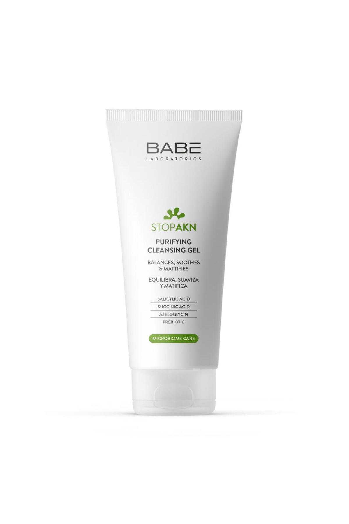 Babe Laboratorios Stop Akn Purifying Cleansing Gel - Arındırıcı Yüz Temizleme Jeli 200 ml — 8437014389302