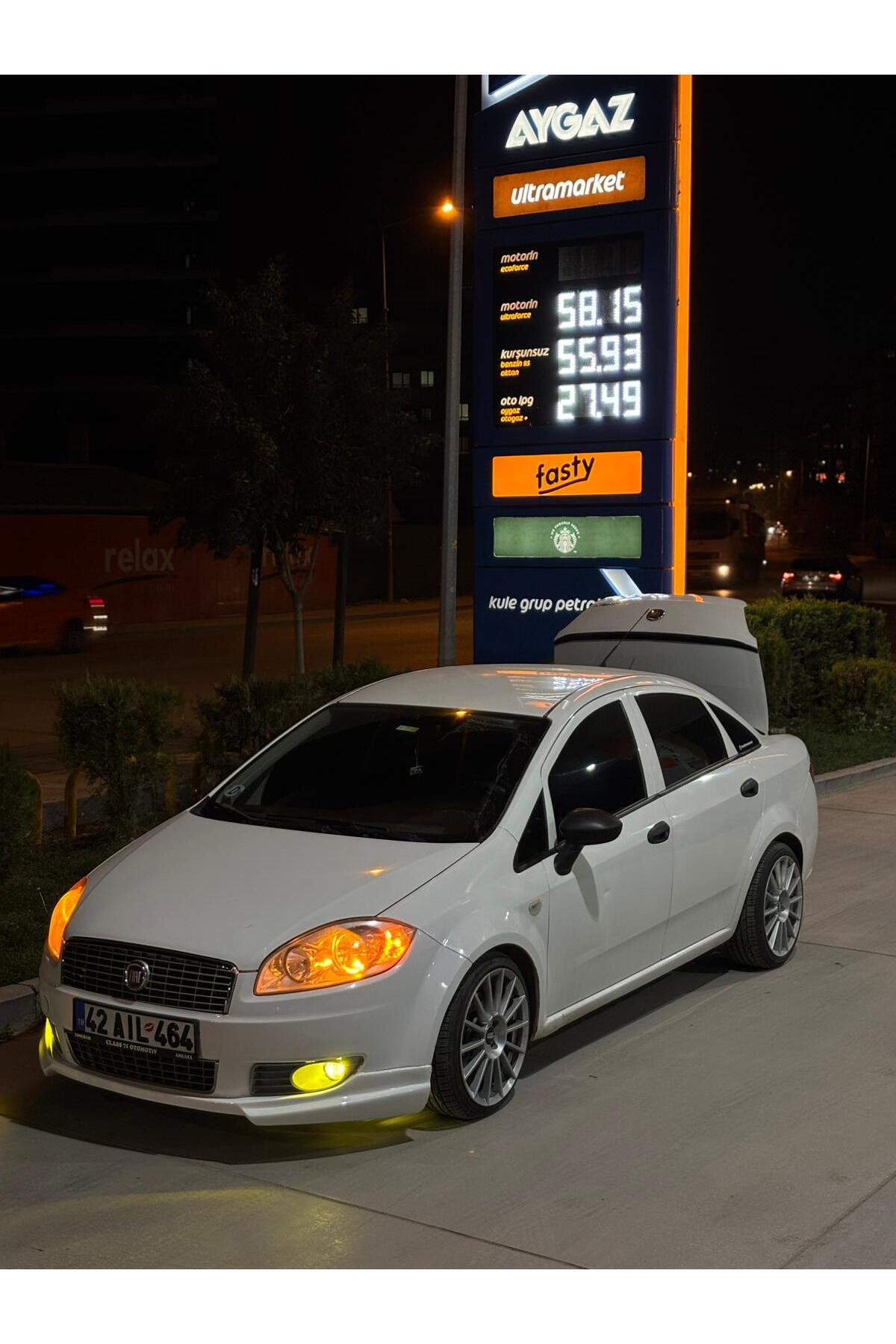 ayaz fiber body kit FİAT LİNEA ÖN TAMPON EKİ KARLIK FİBER BOYASIZ