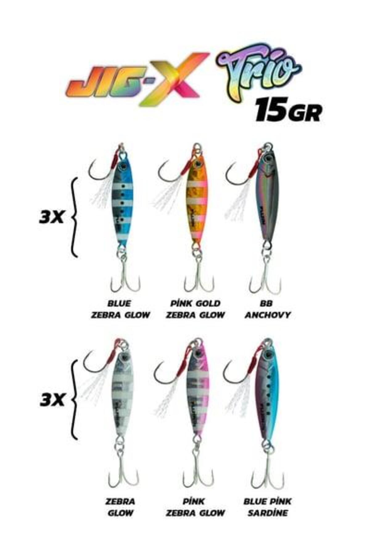 Fujin Jig-X Trio 3lü Micro Jig 15gr - Fiyatı, Yorumları