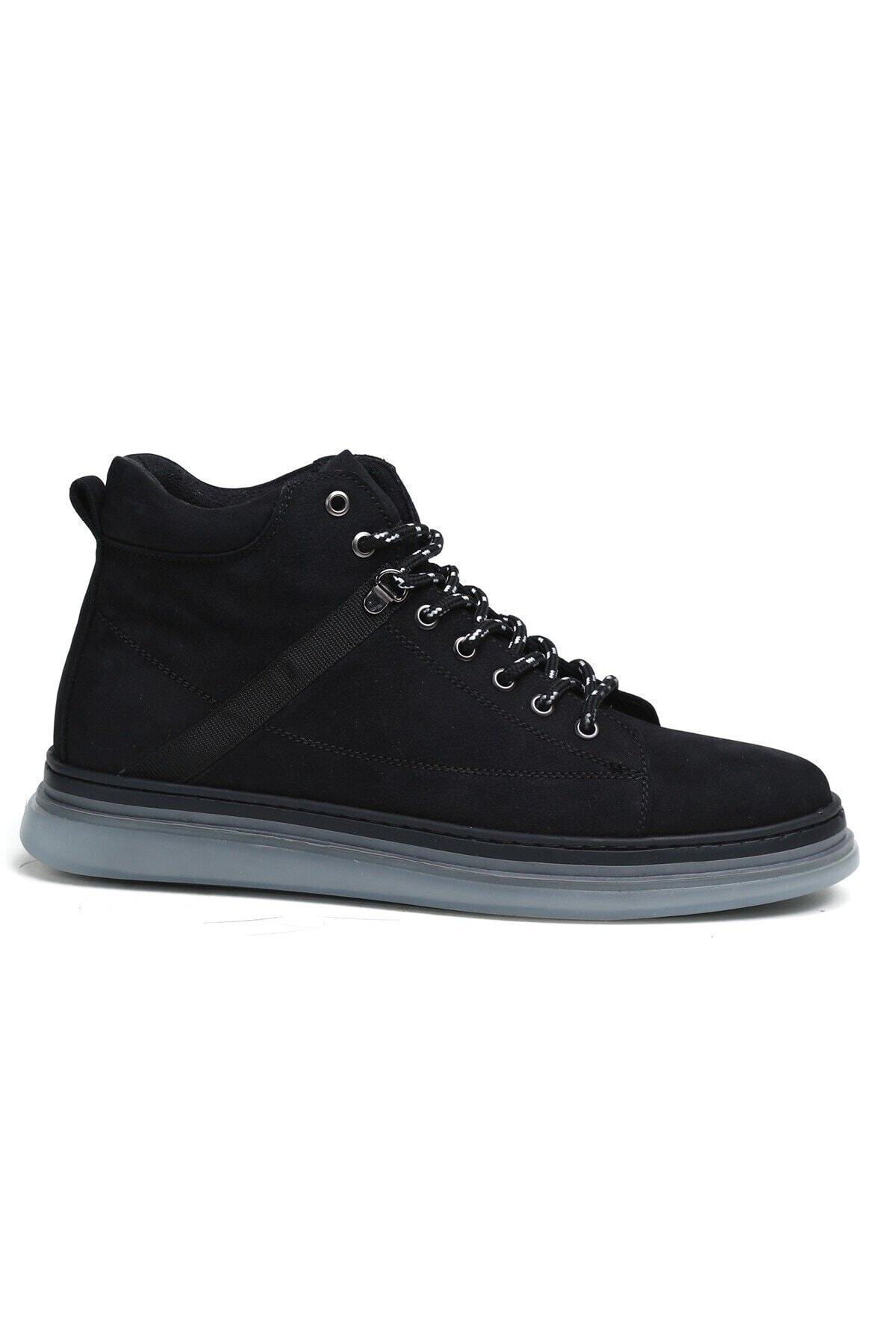چکمه‌های نبوک مردانه مشکی ۱۳۶۲۲ پیر کاردین بوت Pierre Cardin