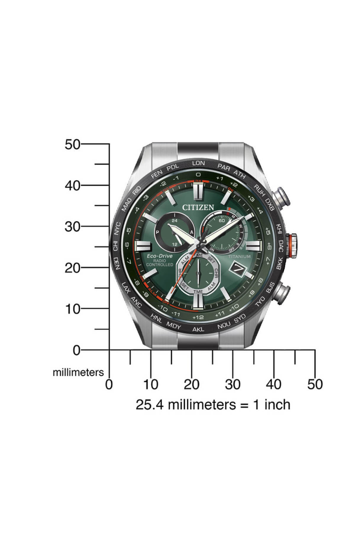 Citizen Eco-Drive Radio Controlled CB5946-82X Erkek Kol Saati