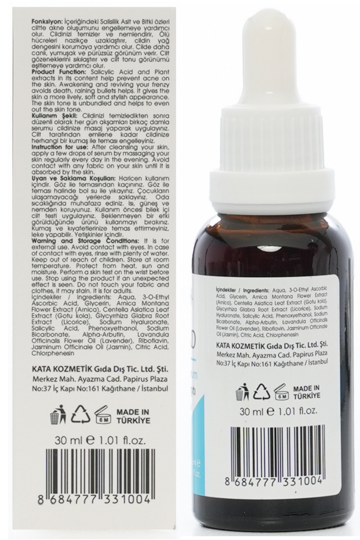 Akne ve Karşıtı Bakım Serumu - 30ml — akne — تصویر 5 از 5