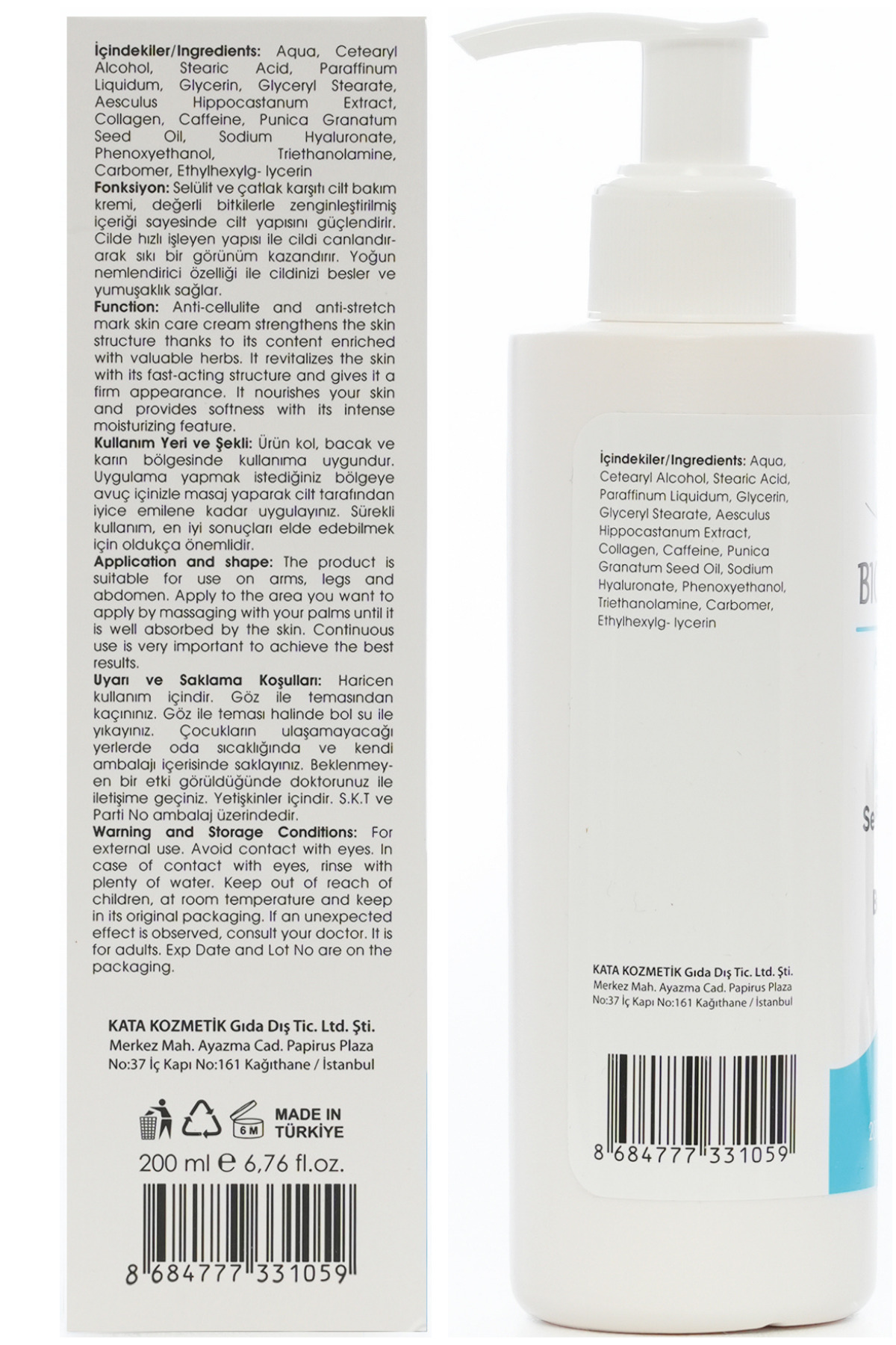 Selülit ve Çatlak Karşıtı Krem - 200ml — selülit — تصویر 3 از 4